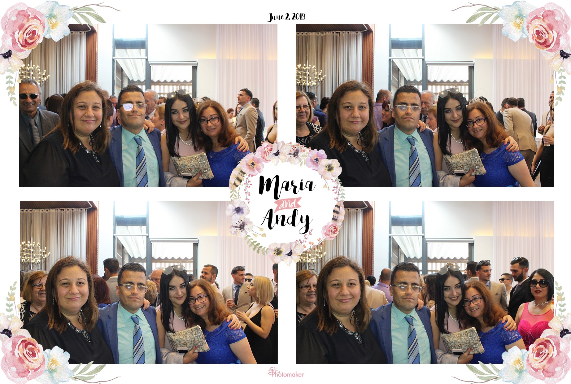 Maria and Andy's Wedding | View more photos from the event at gallery.photomakerphotobooth.com.mt/u/PhotomakerMalta/Maria-and-Andys-Wedding