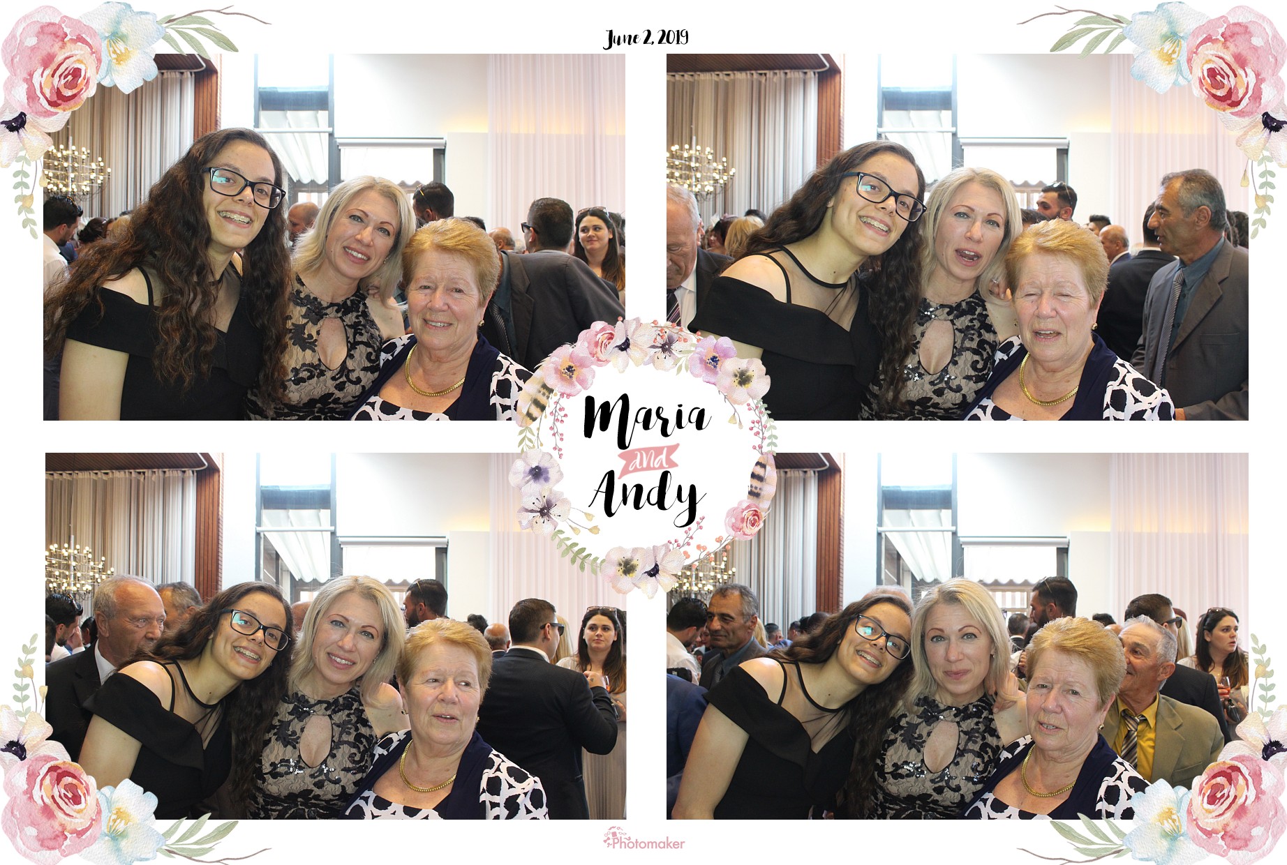 Maria and Andy's Wedding | View more photos from the event at gallery.photomakerphotobooth.com.mt/u/PhotomakerMalta/Maria-and-Andys-Wedding
