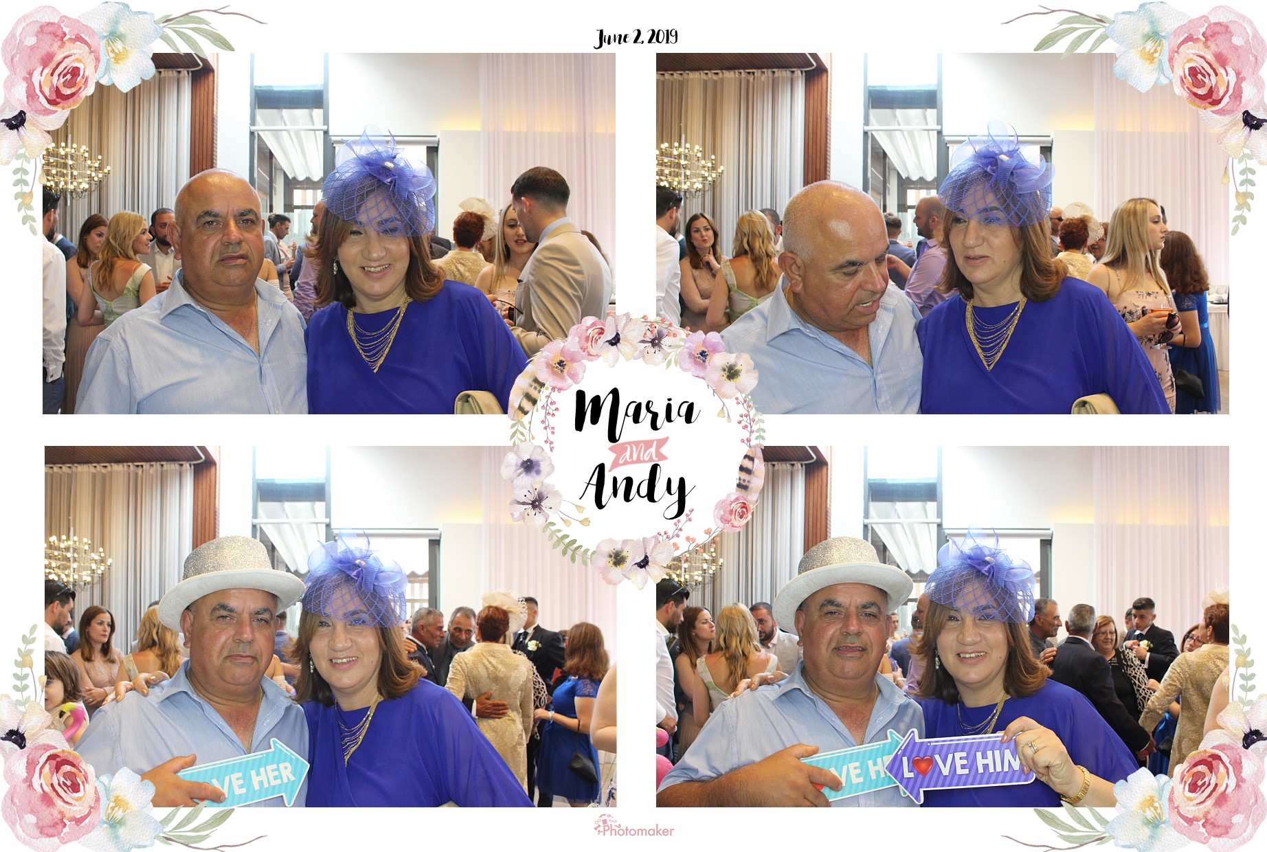 Maria and Andy's Wedding | View more photos from the event at gallery.photomakerphotobooth.com.mt/u/PhotomakerMalta/Maria-and-Andys-Wedding