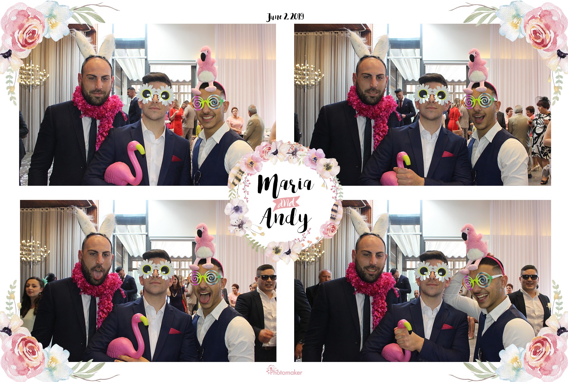 Maria and Andy's Wedding | View more photos from the event at gallery.photomakerphotobooth.com.mt/u/PhotomakerMalta/Maria-and-Andys-Wedding