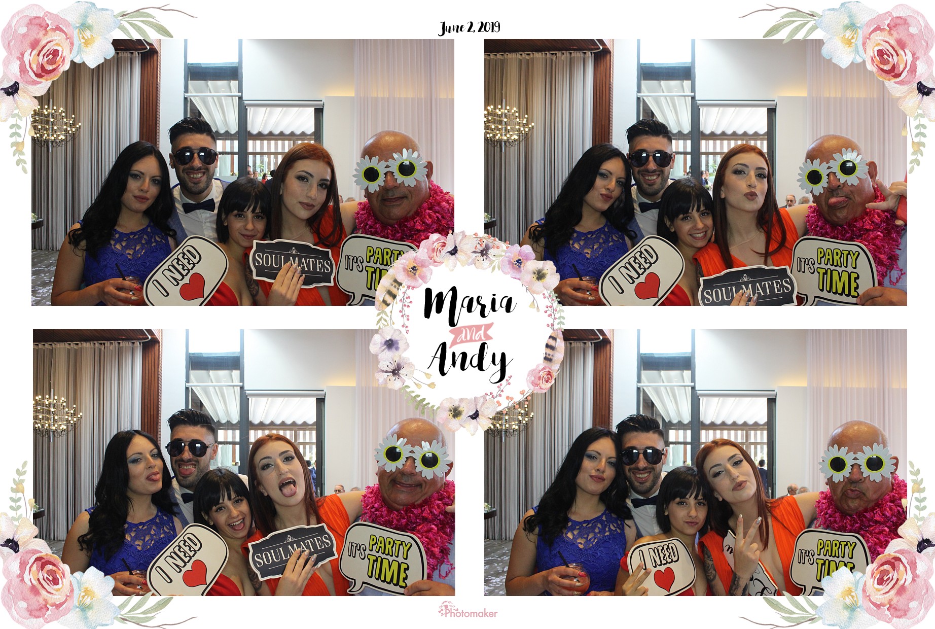 Maria and Andy's Wedding | View more photos from the event at gallery.photomakerphotobooth.com.mt/u/PhotomakerMalta/Maria-and-Andys-Wedding