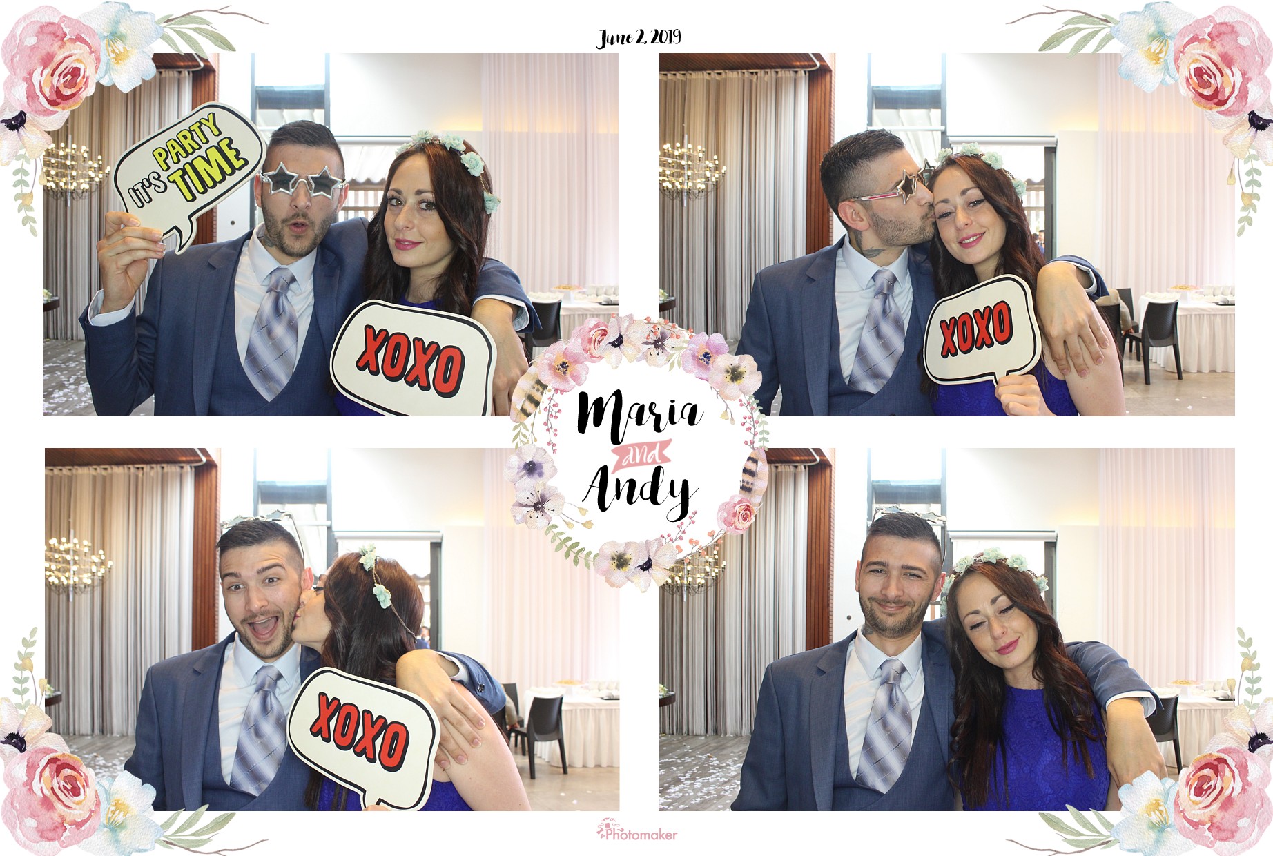 Maria and Andy's Wedding | View more photos from the event at gallery.photomakerphotobooth.com.mt/u/PhotomakerMalta/Maria-and-Andys-Wedding