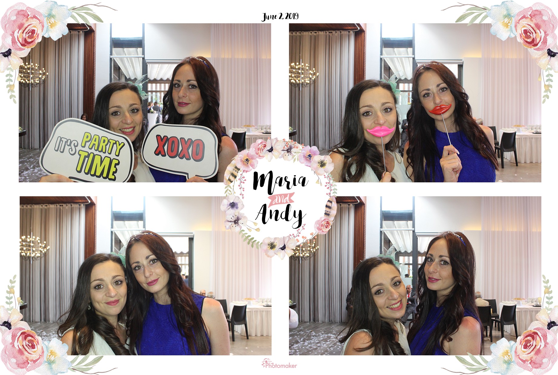 Maria and Andy's Wedding | View more photos from the event at gallery.photomakerphotobooth.com.mt/u/PhotomakerMalta/Maria-and-Andys-Wedding