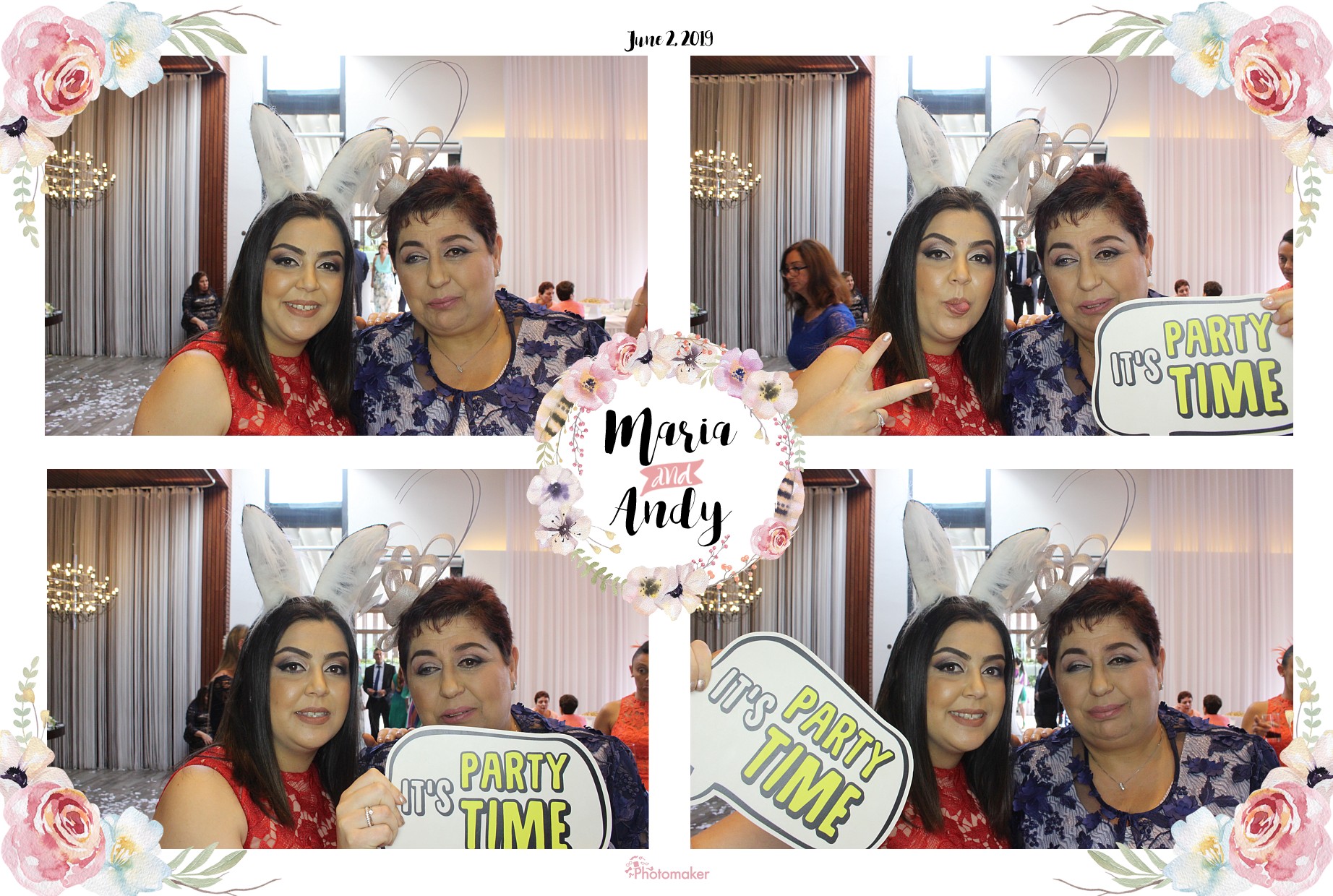 Maria and Andy's Wedding | View more photos from the event at gallery.photomakerphotobooth.com.mt/u/PhotomakerMalta/Maria-and-Andys-Wedding