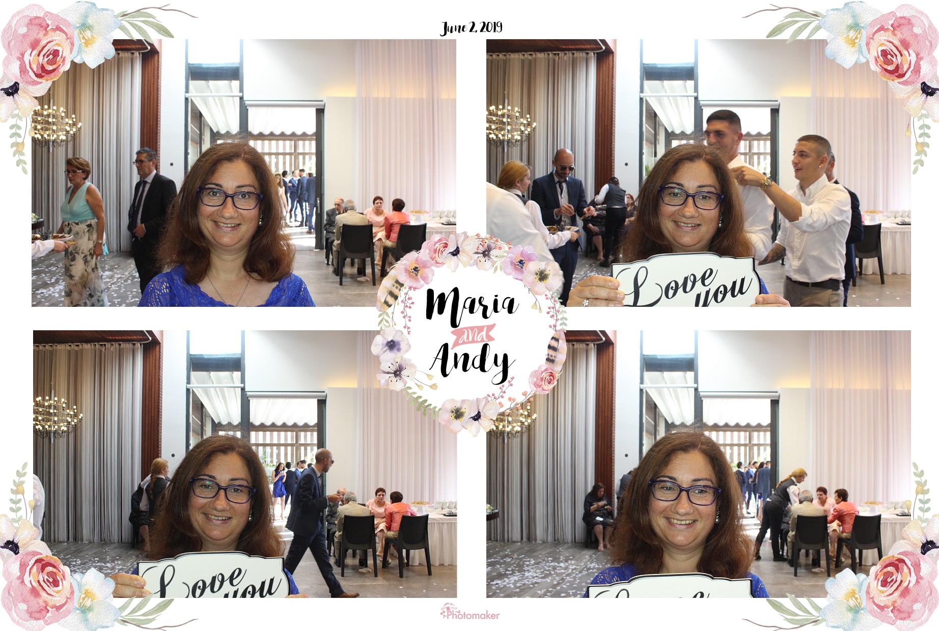 Maria and Andy's Wedding | View more photos from the event at gallery.photomakerphotobooth.com.mt/u/PhotomakerMalta/Maria-and-Andys-Wedding