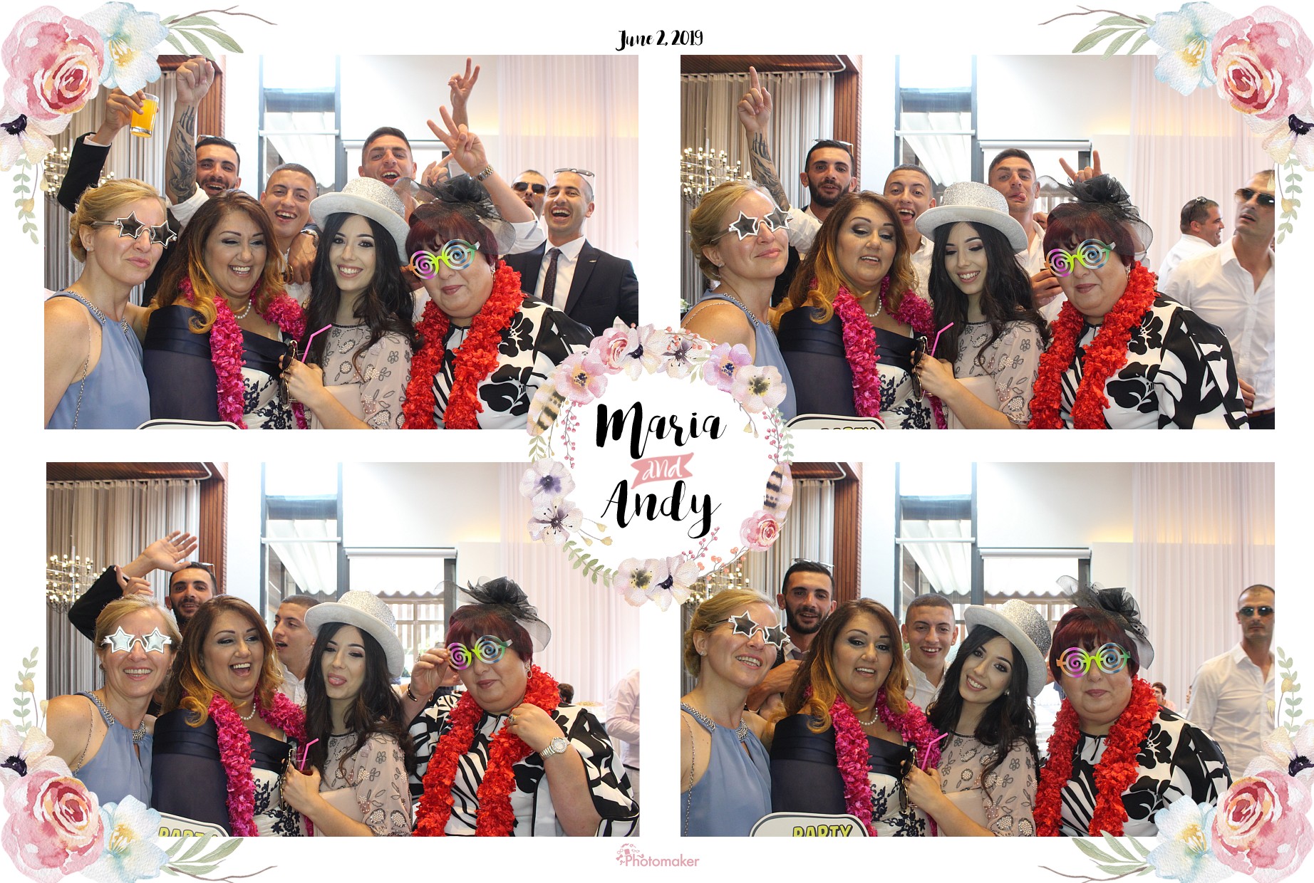 Maria and Andy's Wedding | View more photos from the event at gallery.photomakerphotobooth.com.mt/u/PhotomakerMalta/Maria-and-Andys-Wedding