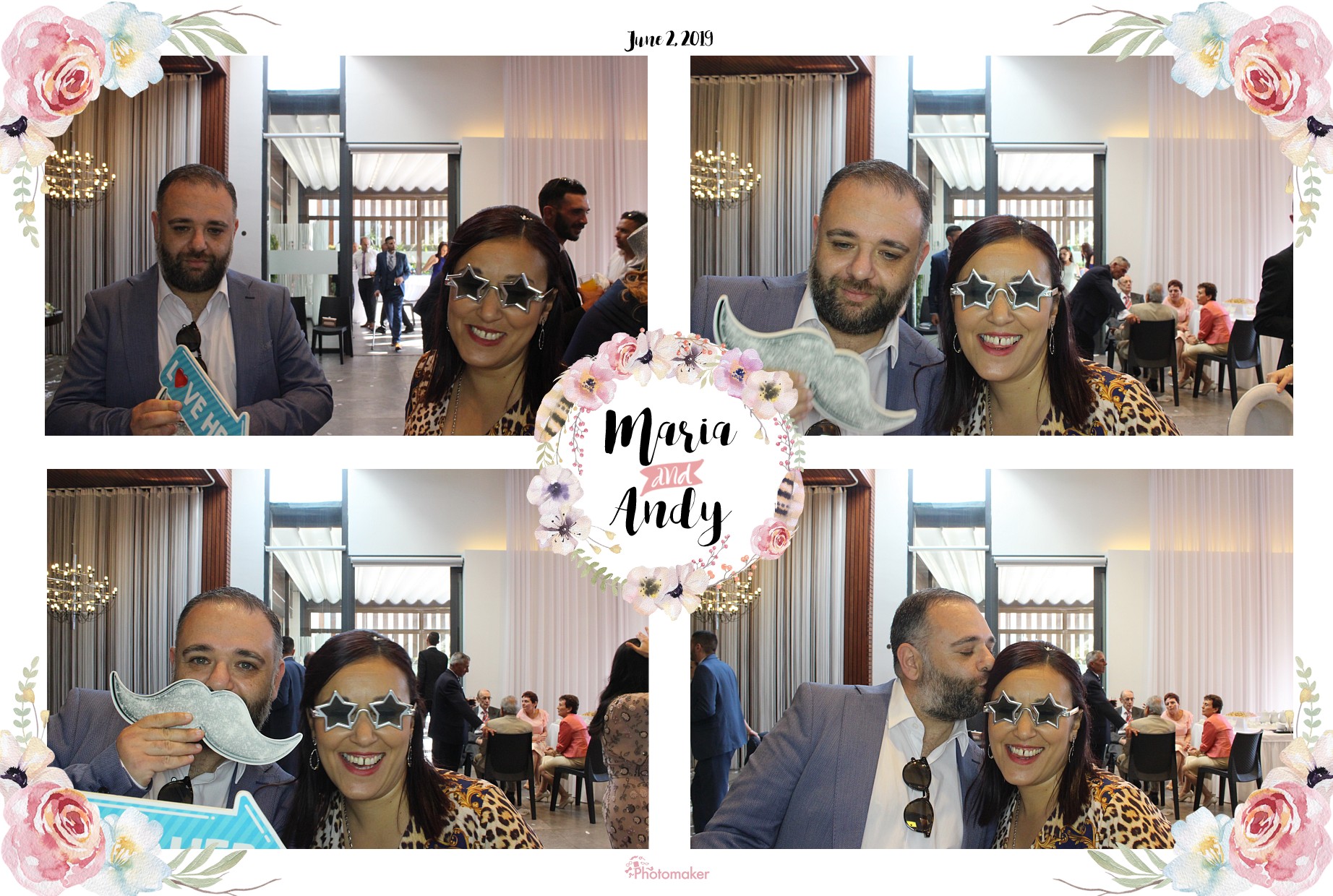 Maria and Andy's Wedding | View more photos from the event at gallery.photomakerphotobooth.com.mt/u/PhotomakerMalta/Maria-and-Andys-Wedding