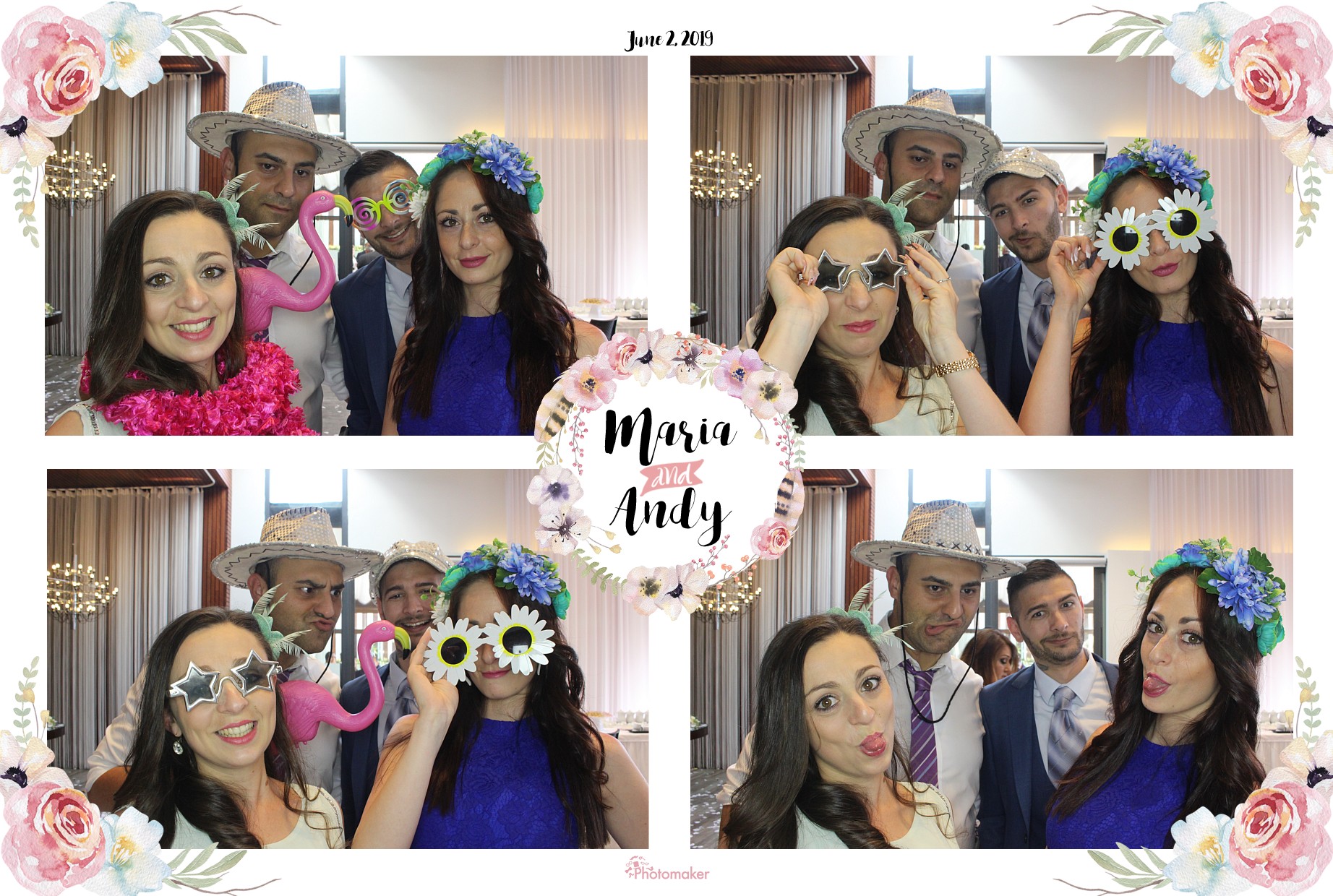 Maria and Andy's Wedding | View more photos from the event at gallery.photomakerphotobooth.com.mt/u/PhotomakerMalta/Maria-and-Andys-Wedding