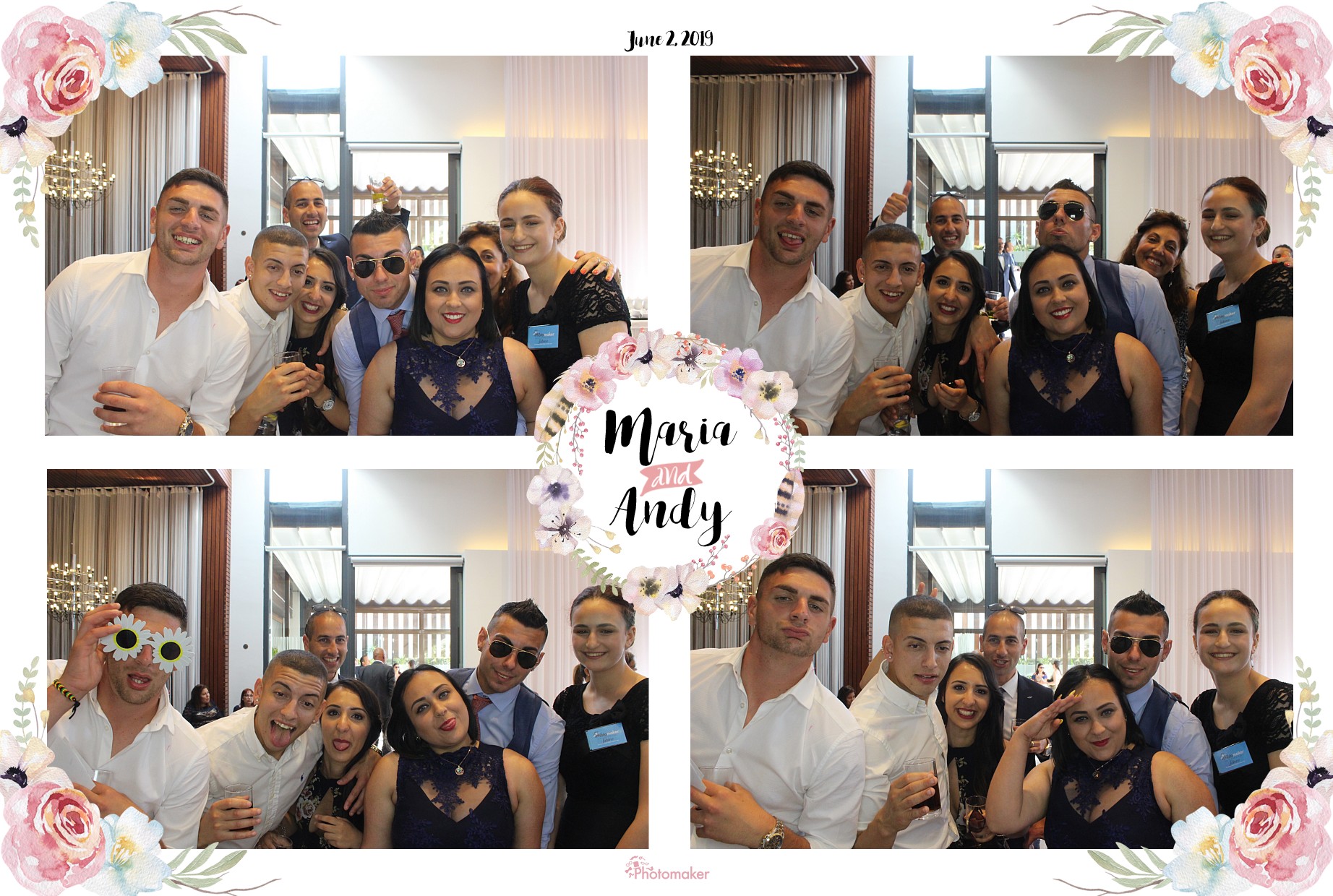 Maria and Andy's Wedding | View more photos from the event at gallery.photomakerphotobooth.com.mt/u/PhotomakerMalta/Maria-and-Andys-Wedding