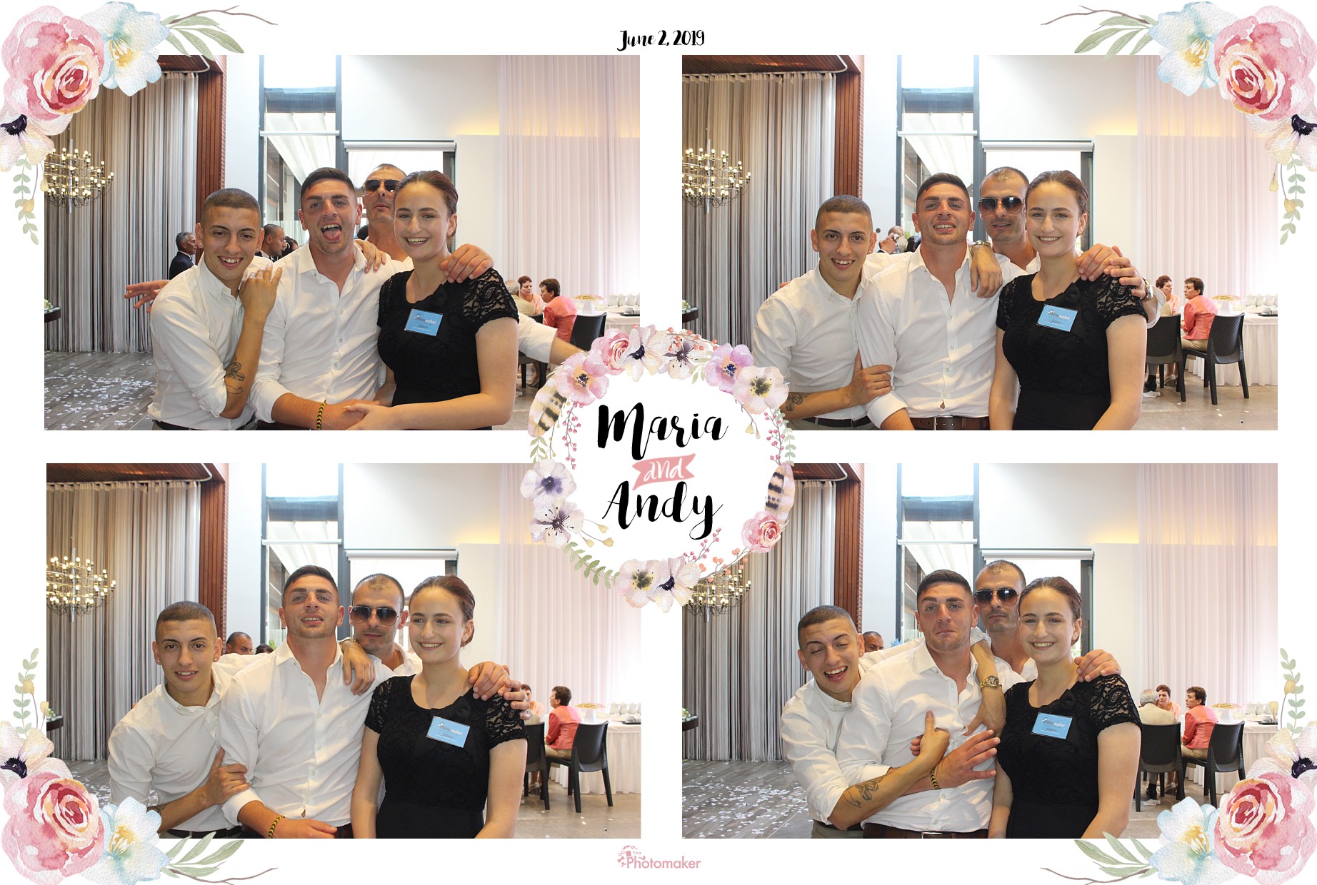 Maria and Andy's Wedding | View more photos from the event at gallery.photomakerphotobooth.com.mt/u/PhotomakerMalta/Maria-and-Andys-Wedding