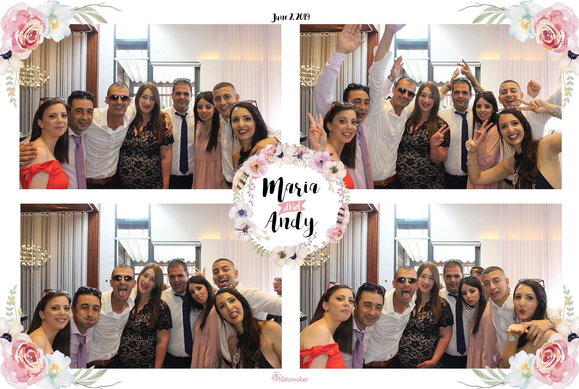 Maria and Andy's Wedding | View more photos from the event at gallery.photomakerphotobooth.com.mt/u/PhotomakerMalta/Maria-and-Andys-Wedding