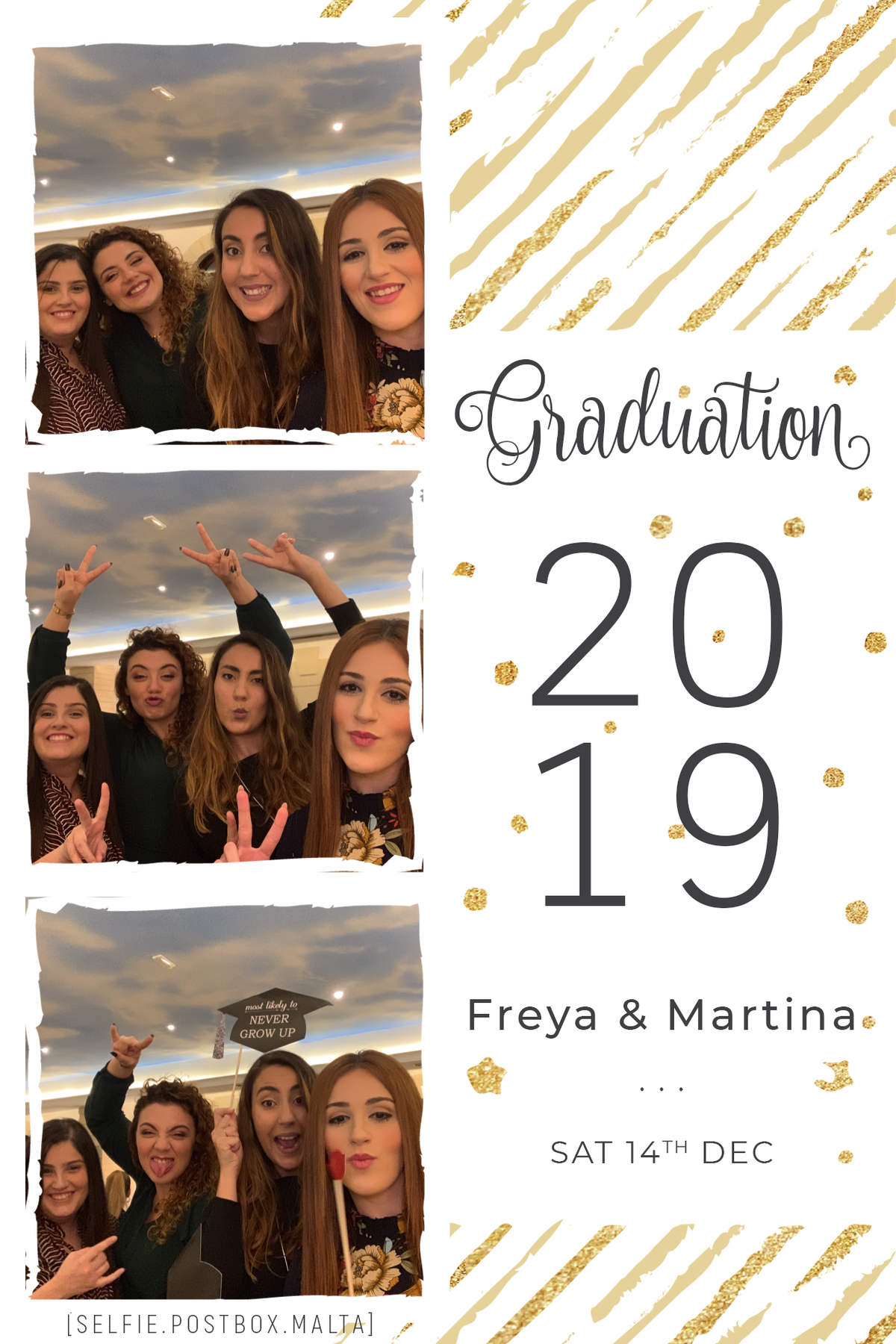 Martina & Freya Graduation Party | View more photos from the event at gallery.photomakerphotobooth.com.mt/u/PhotomakerMalta/Martina-Freya-Graduation-Party