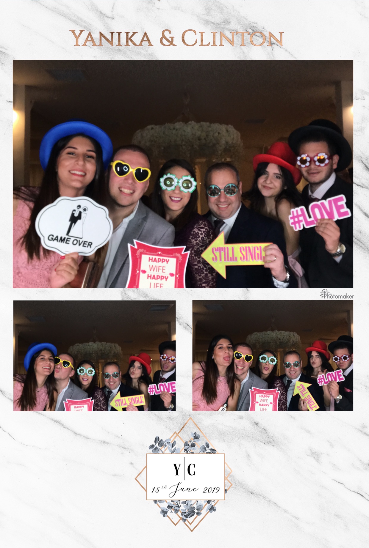 Wedding Yanika Bezzina Clinton Pace | View more photos from the event at gallery.photomakerphotobooth.com.mt/u/PhotomakerMalta/Wedding-Yanika-Bezzina-Clinton-Pace