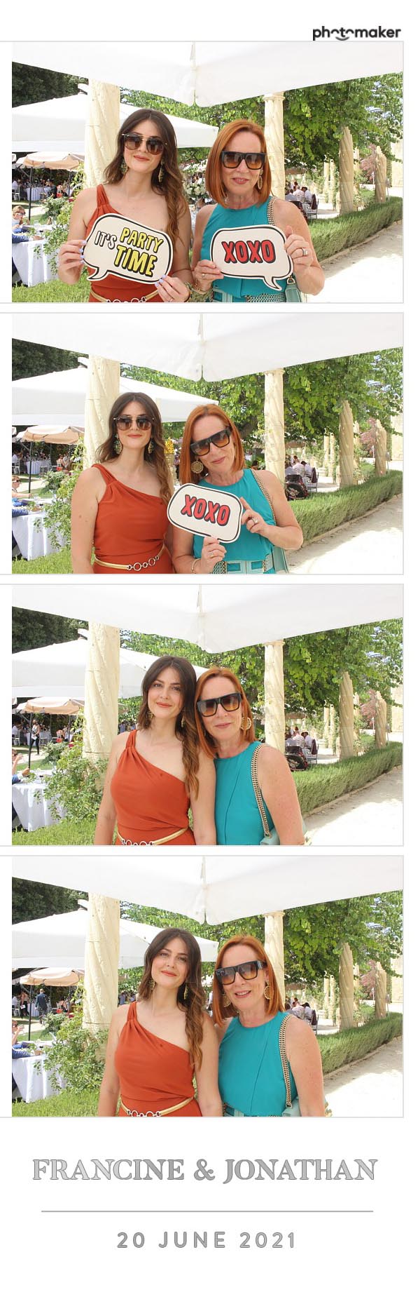 Francine & Jonathan's Wedding | View more photos from the event at gallery.photomakerphotobooth.com.mt/u/PhotomakerMalta/Francine-Jonathans-Wedding