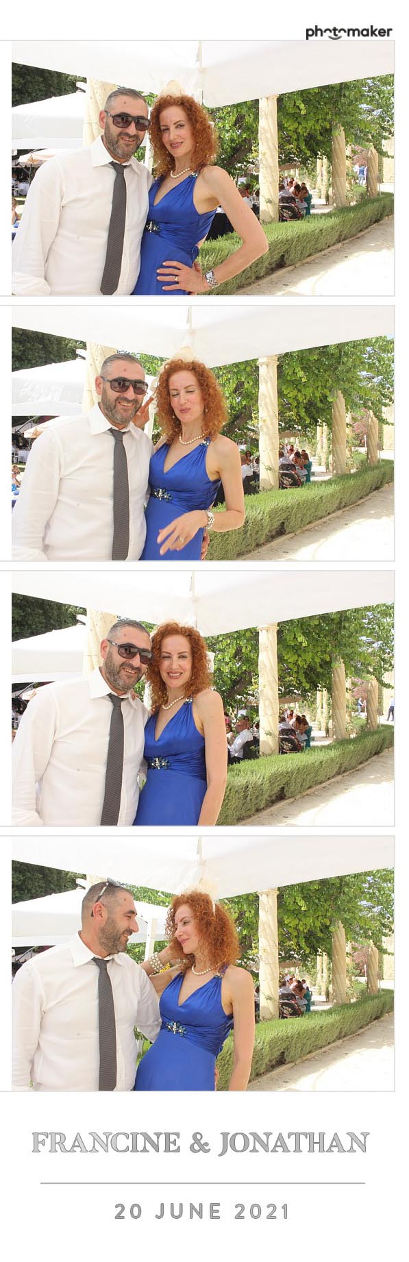 Francine & Jonathan's Wedding | View more photos from the event at gallery.photomakerphotobooth.com.mt/u/PhotomakerMalta/Francine-Jonathans-Wedding