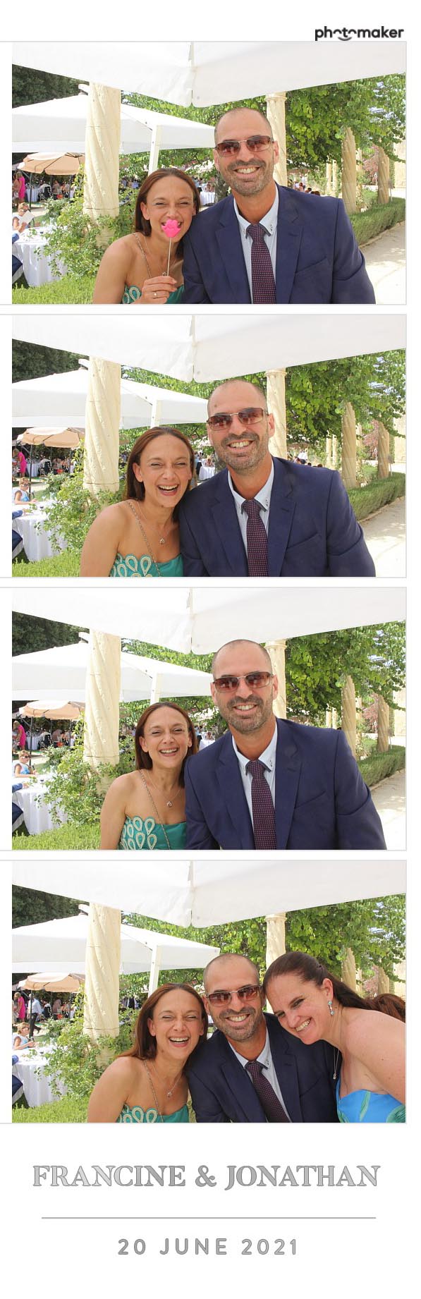 Francine & Jonathan's Wedding | View more photos from the event at gallery.photomakerphotobooth.com.mt/u/PhotomakerMalta/Francine-Jonathans-Wedding