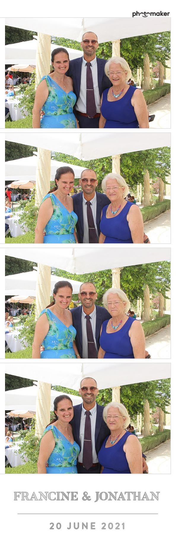Francine & Jonathan's Wedding | View more photos from the event at gallery.photomakerphotobooth.com.mt/u/PhotomakerMalta/Francine-Jonathans-Wedding