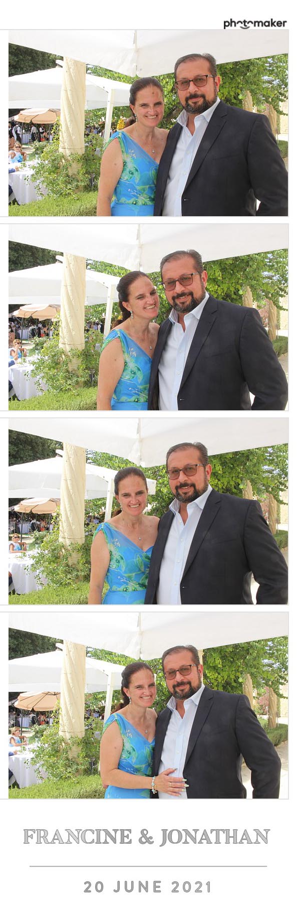Francine & Jonathan's Wedding | View more photos from the event at gallery.photomakerphotobooth.com.mt/u/PhotomakerMalta/Francine-Jonathans-Wedding