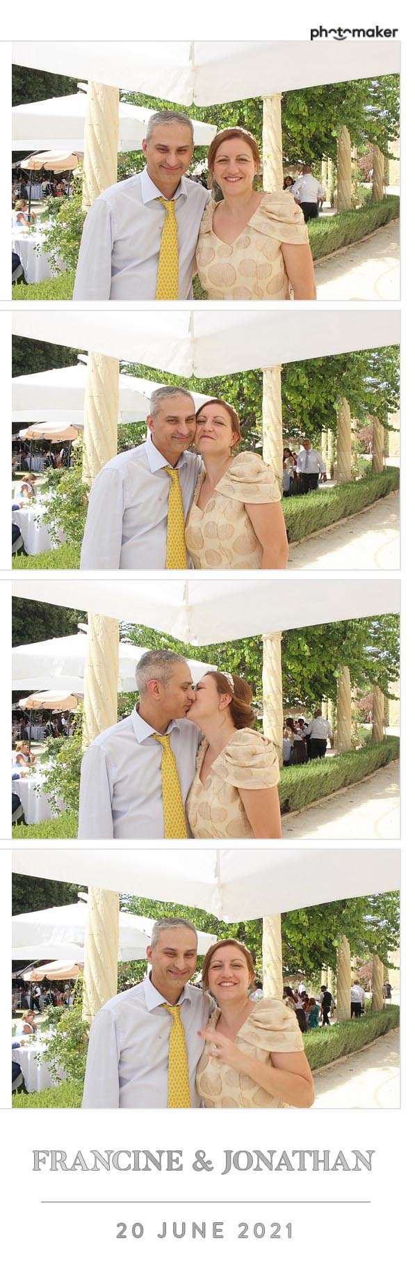 Francine & Jonathan's Wedding | View more photos from the event at gallery.photomakerphotobooth.com.mt/u/PhotomakerMalta/Francine-Jonathans-Wedding