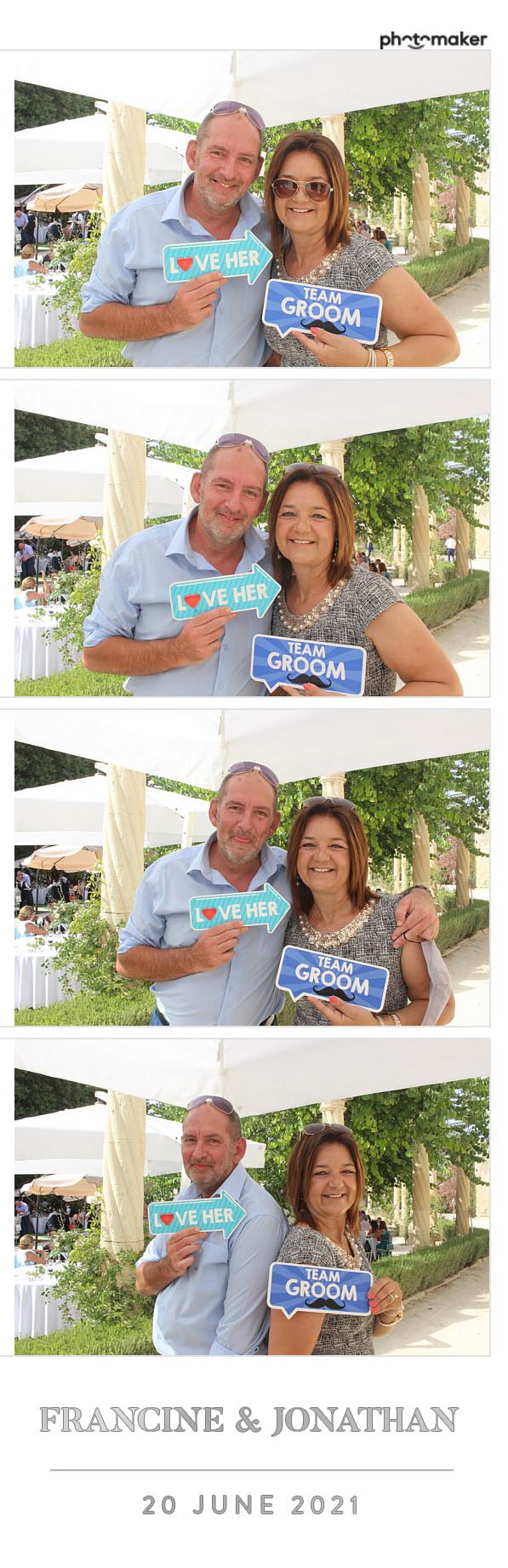 Francine & Jonathan's Wedding | View more photos from the event at gallery.photomakerphotobooth.com.mt/u/PhotomakerMalta/Francine-Jonathans-Wedding