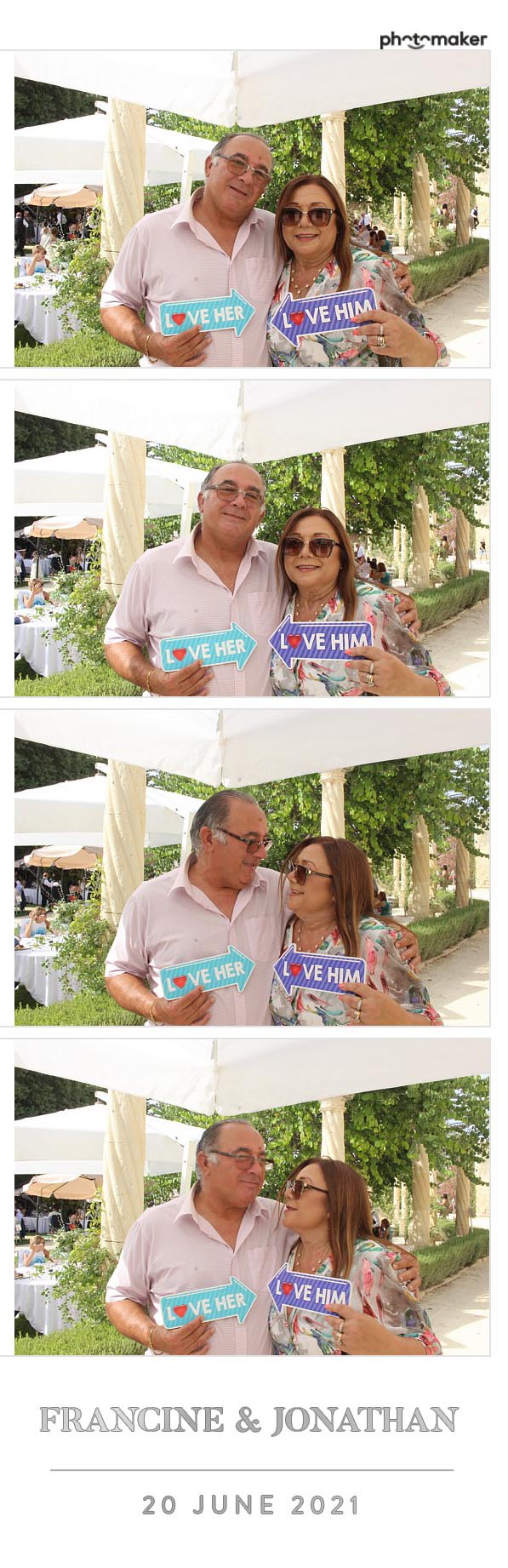 Francine & Jonathan's Wedding | View more photos from the event at gallery.photomakerphotobooth.com.mt/u/PhotomakerMalta/Francine-Jonathans-Wedding