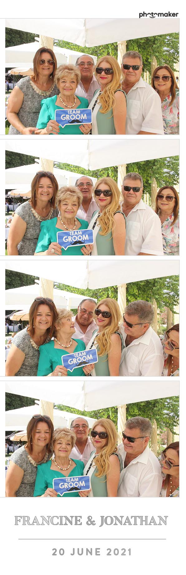 Francine & Jonathan's Wedding | View more photos from the event at gallery.photomakerphotobooth.com.mt/u/PhotomakerMalta/Francine-Jonathans-Wedding
