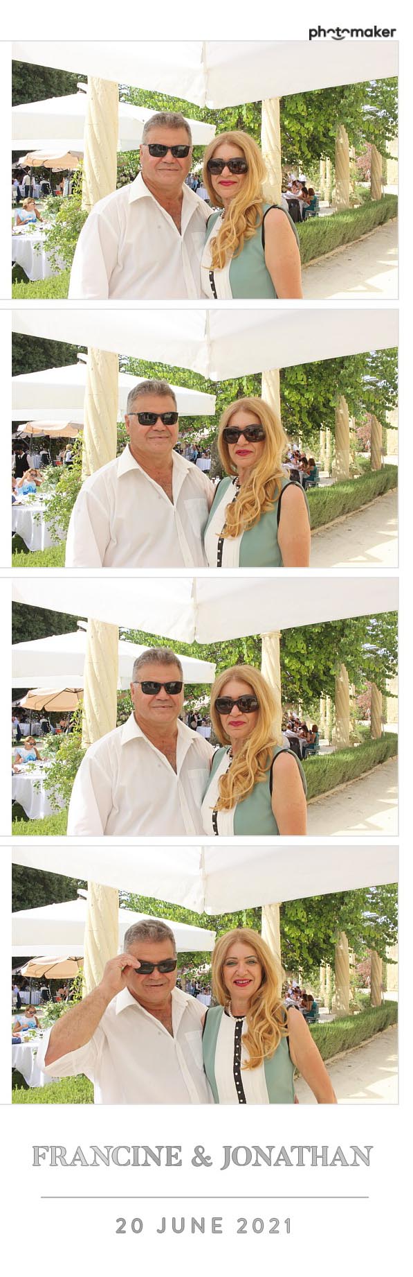 Francine & Jonathan's Wedding | View more photos from the event at gallery.photomakerphotobooth.com.mt/u/PhotomakerMalta/Francine-Jonathans-Wedding