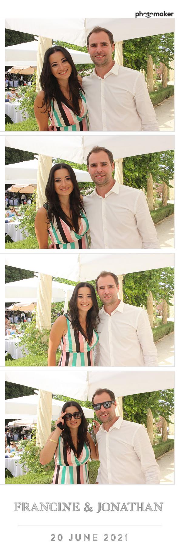 Francine & Jonathan's Wedding | View more photos from the event at gallery.photomakerphotobooth.com.mt/u/PhotomakerMalta/Francine-Jonathans-Wedding