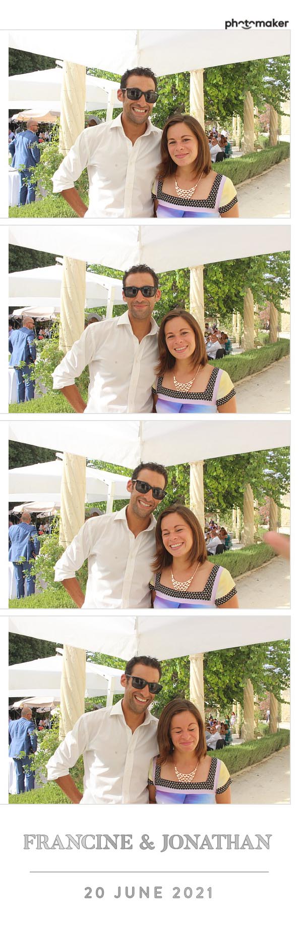 Francine & Jonathan's Wedding | View more photos from the event at gallery.photomakerphotobooth.com.mt/u/PhotomakerMalta/Francine-Jonathans-Wedding