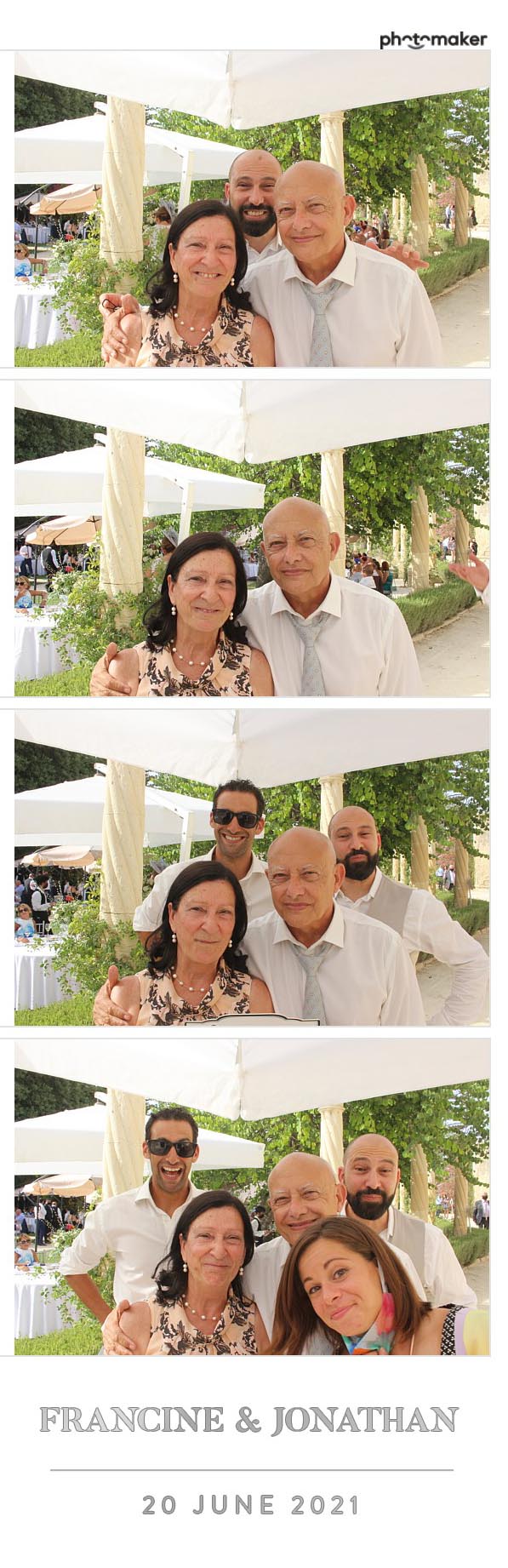 Francine & Jonathan's Wedding | View more photos from the event at gallery.photomakerphotobooth.com.mt/u/PhotomakerMalta/Francine-Jonathans-Wedding