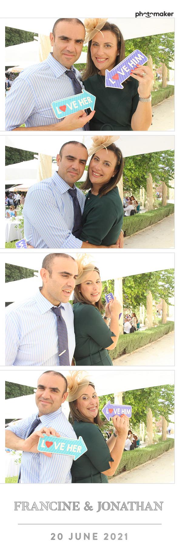 Francine & Jonathan's Wedding | View more photos from the event at gallery.photomakerphotobooth.com.mt/u/PhotomakerMalta/Francine-Jonathans-Wedding