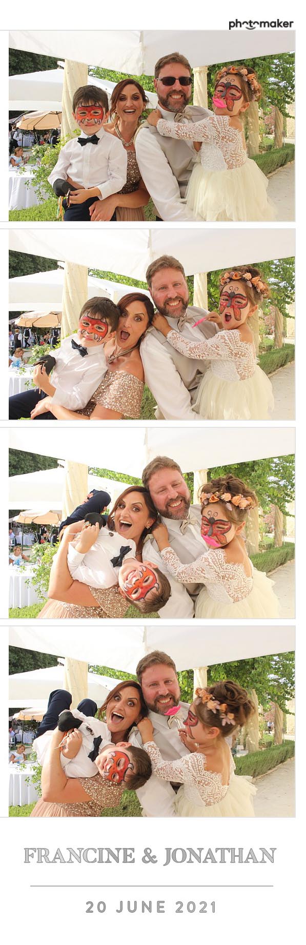Francine & Jonathan's Wedding | View more photos from the event at gallery.photomakerphotobooth.com.mt/u/PhotomakerMalta/Francine-Jonathans-Wedding