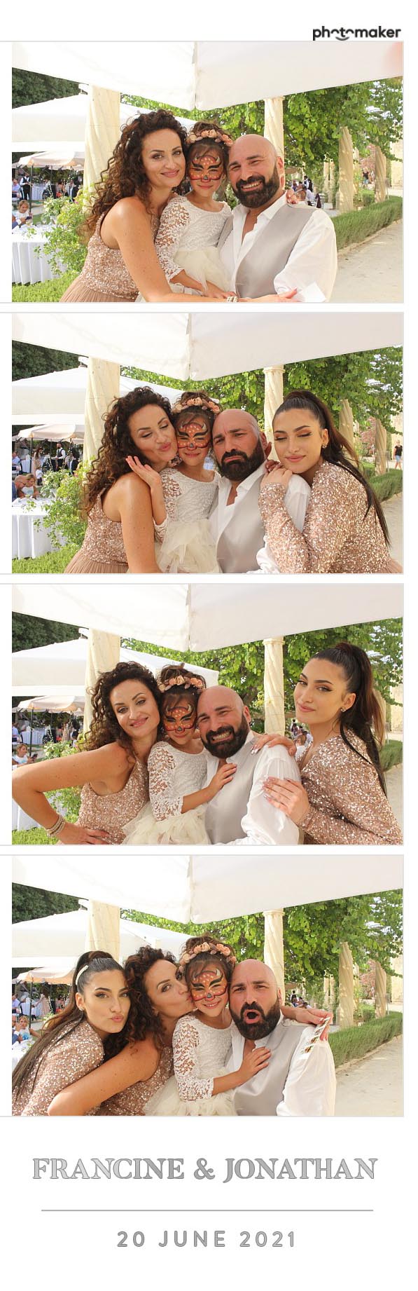 Francine & Jonathan's Wedding | View more photos from the event at gallery.photomakerphotobooth.com.mt/u/PhotomakerMalta/Francine-Jonathans-Wedding