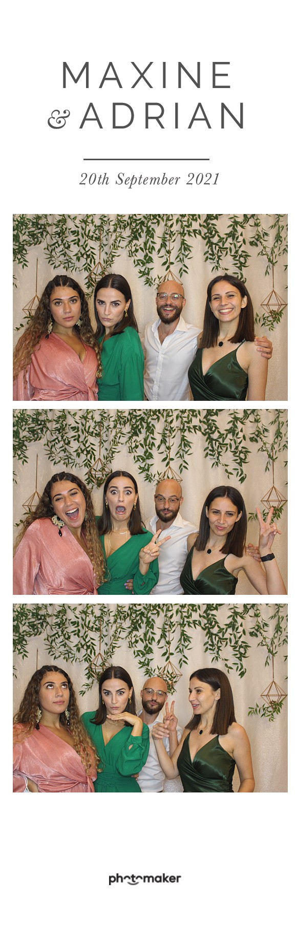 Maxine & Adrian's Wedding | View more photos from the event at gallery.photomakerphotobooth.com.mt/u/PhotomakerMalta/Maxine-Adrians-Wedding