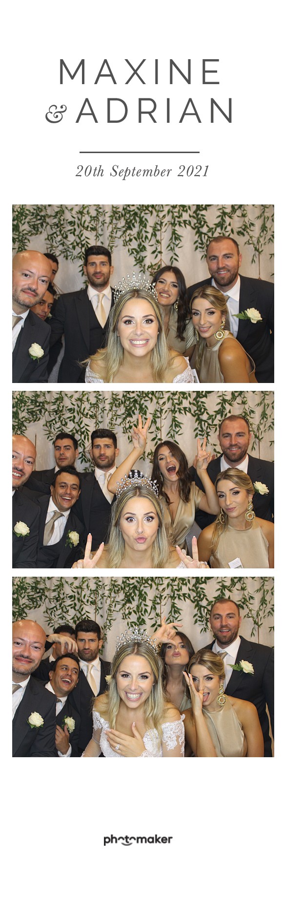 Maxine & Adrian's Wedding | View more photos from the event at gallery.photomakerphotobooth.com.mt/u/PhotomakerMalta/Maxine-Adrians-Wedding
