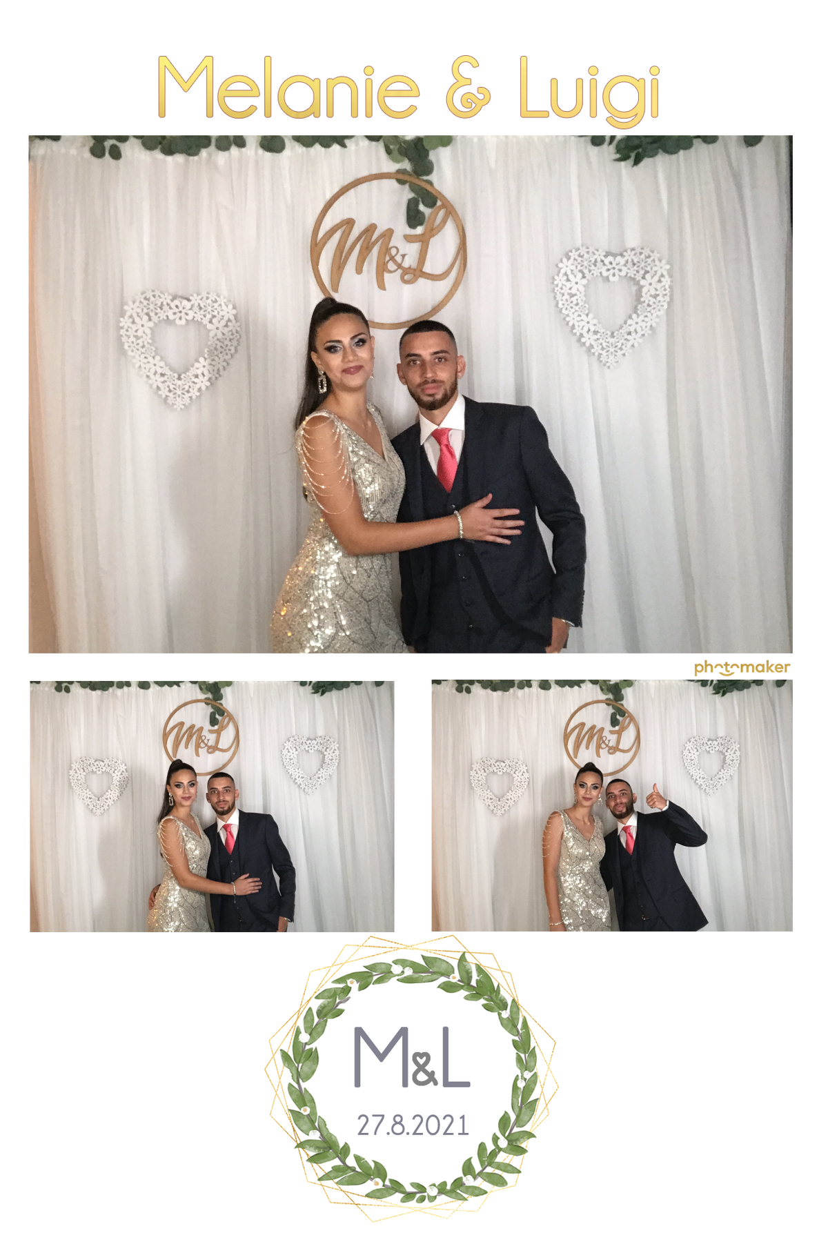 Melanie & Luigi's Wedding | View more photos from the event at gallery.photomakerphotobooth.com.mt/u/PhotomakerMalta/Melanie-Luigis-Wedding