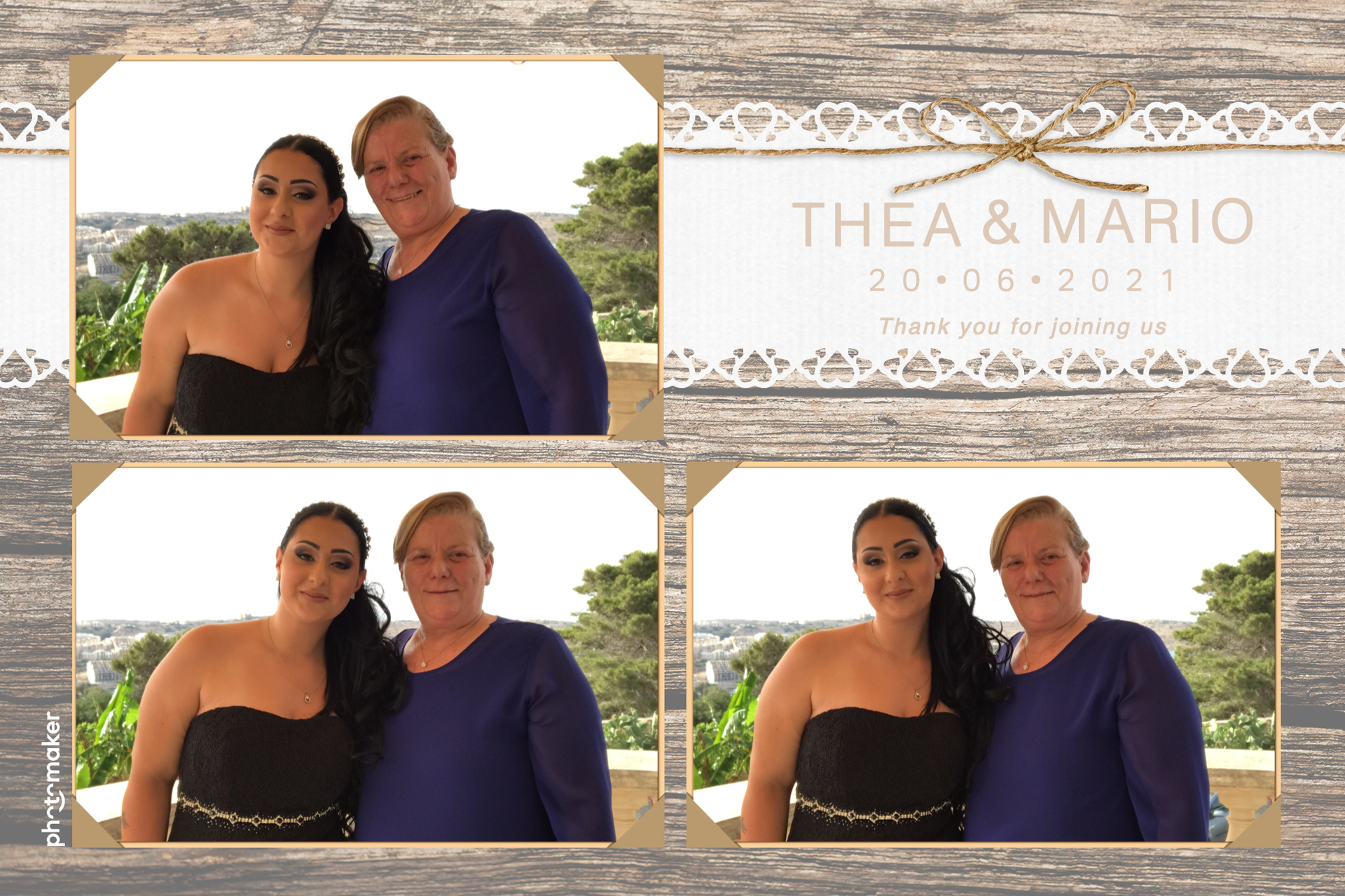 Thea & Mario's wedding | View more photos from the event at gallery.photomakerphotobooth.com.mt/u/PhotomakerMalta/Thea-Marios-wedding