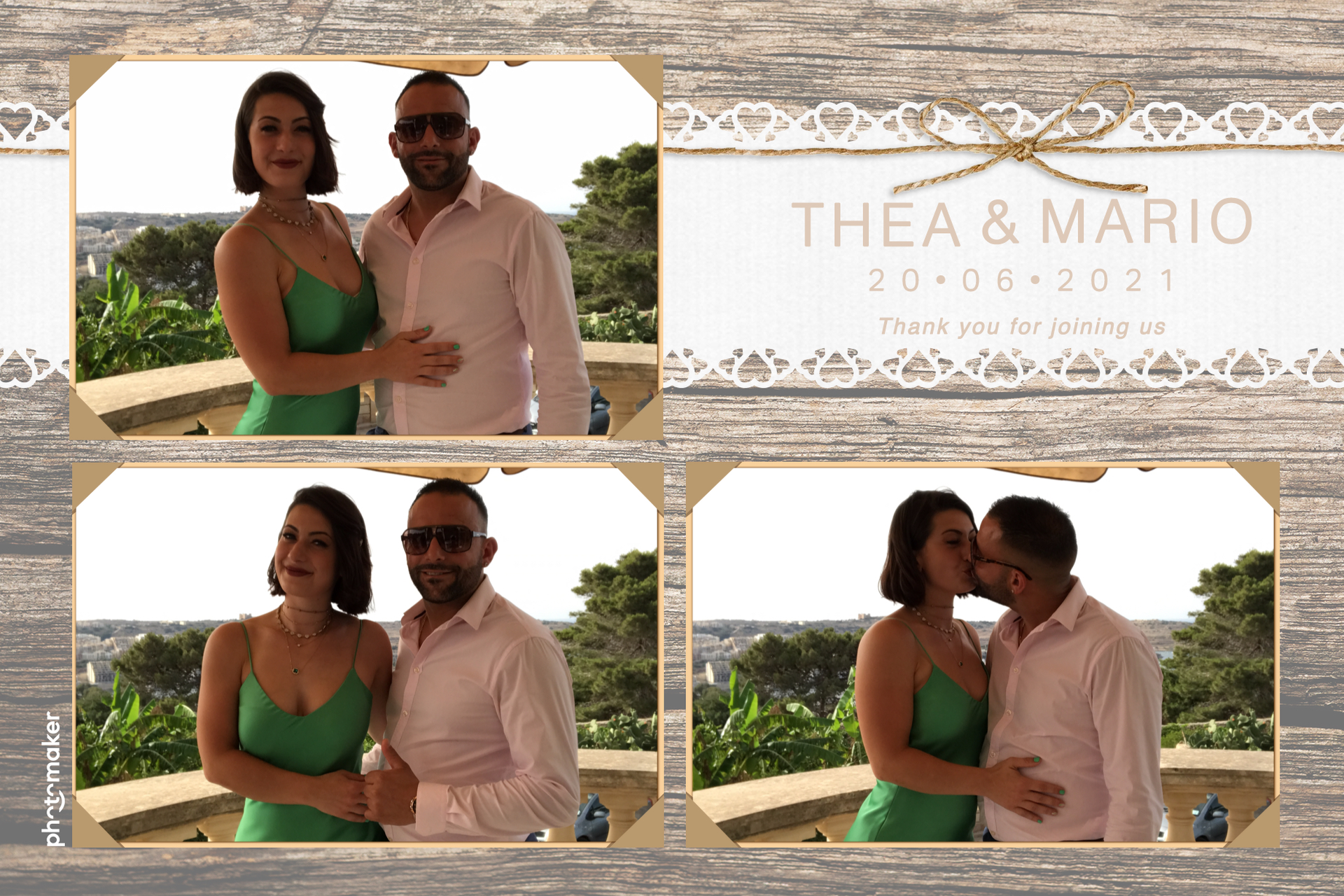 Thea & Mario's wedding | View more photos from the event at gallery.photomakerphotobooth.com.mt/u/PhotomakerMalta/Thea-Marios-wedding