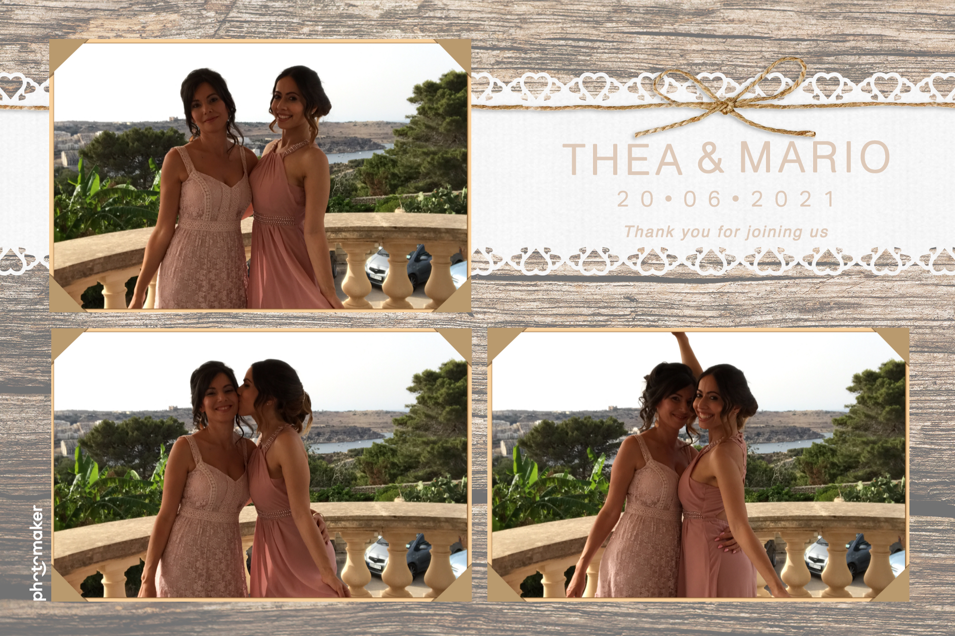 Thea & Mario's wedding | View more photos from the event at gallery.photomakerphotobooth.com.mt/u/PhotomakerMalta/Thea-Marios-wedding