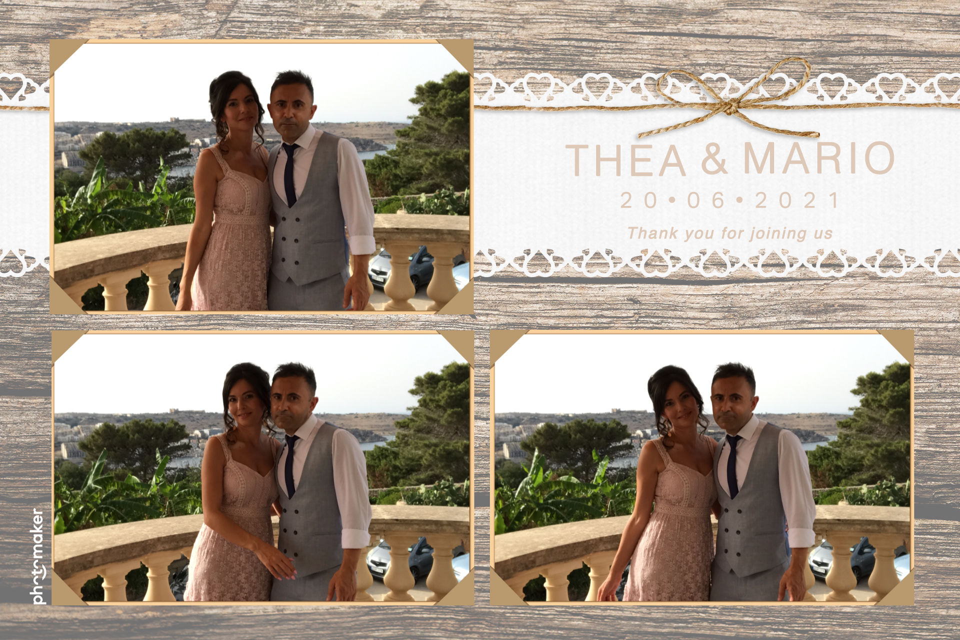 Thea & Mario's wedding | View more photos from the event at gallery.photomakerphotobooth.com.mt/u/PhotomakerMalta/Thea-Marios-wedding