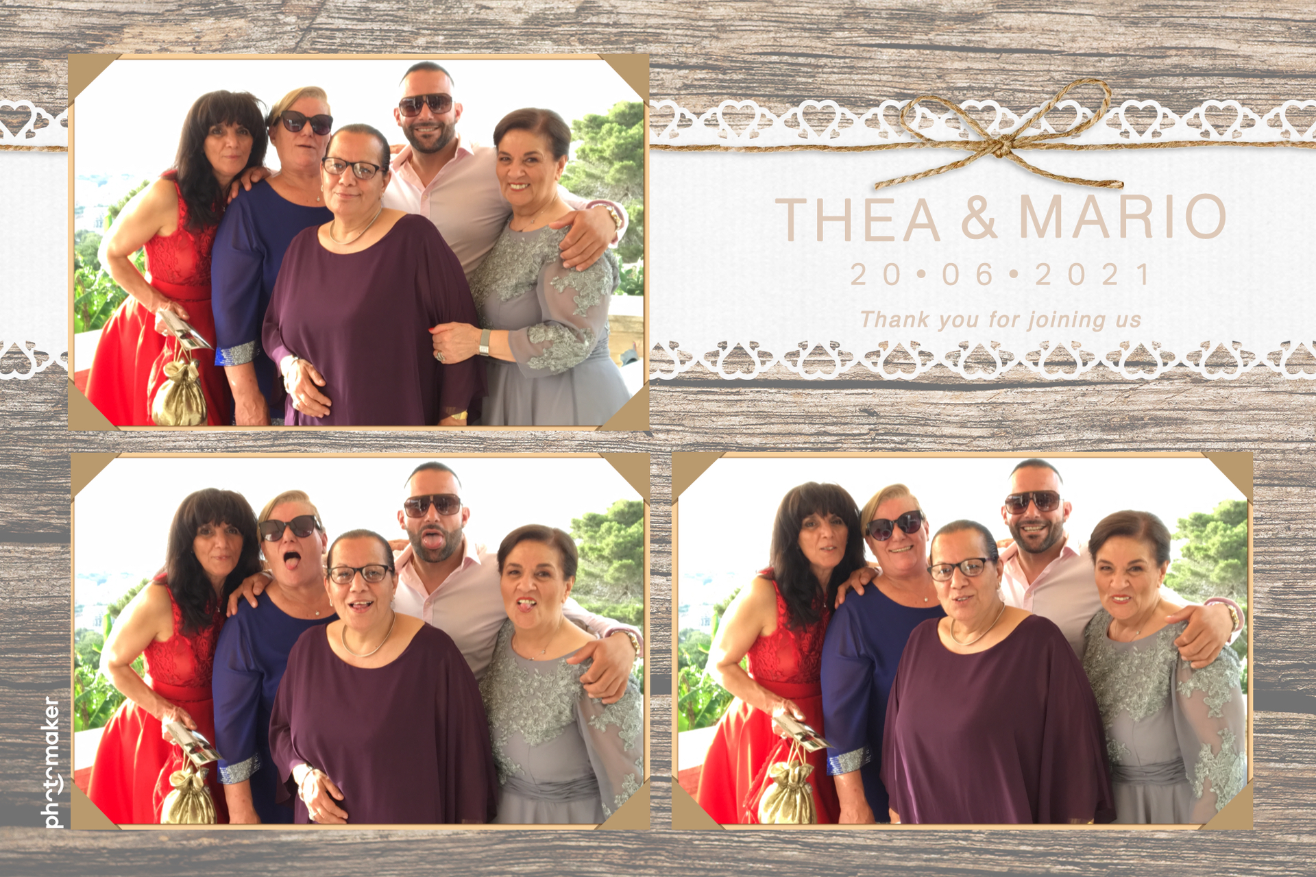 Thea & Mario's wedding | View more photos from the event at gallery.photomakerphotobooth.com.mt/u/PhotomakerMalta/Thea-Marios-wedding