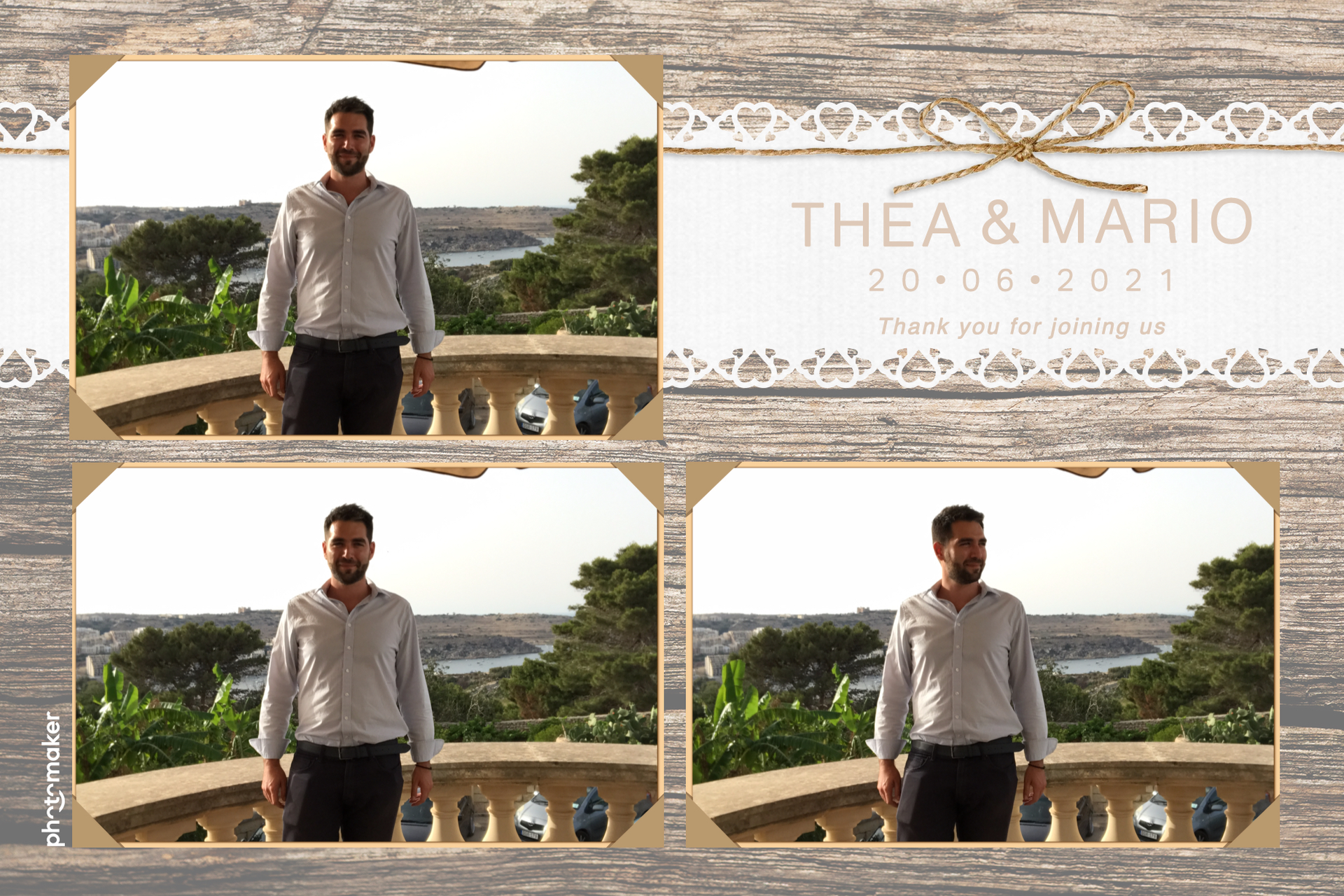 Thea & Mario's wedding | View more photos from the event at gallery.photomakerphotobooth.com.mt/u/PhotomakerMalta/Thea-Marios-wedding