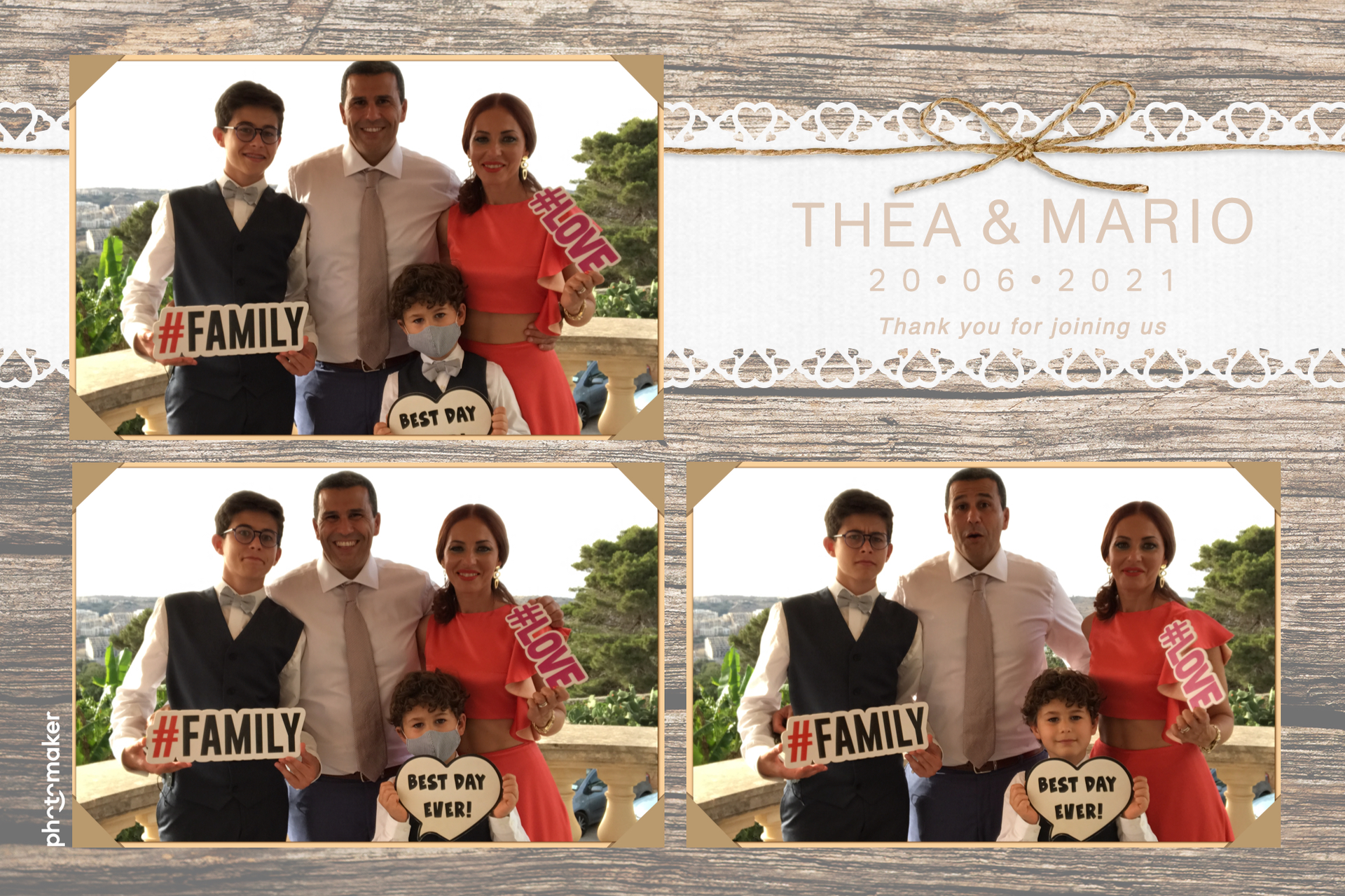 Thea & Mario's wedding | View more photos from the event at gallery.photomakerphotobooth.com.mt/u/PhotomakerMalta/Thea-Marios-wedding