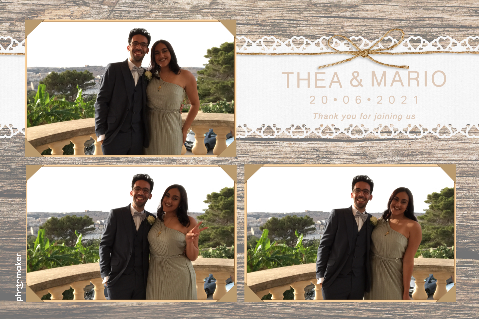 Thea & Mario's wedding | View more photos from the event at gallery.photomakerphotobooth.com.mt/u/PhotomakerMalta/Thea-Marios-wedding