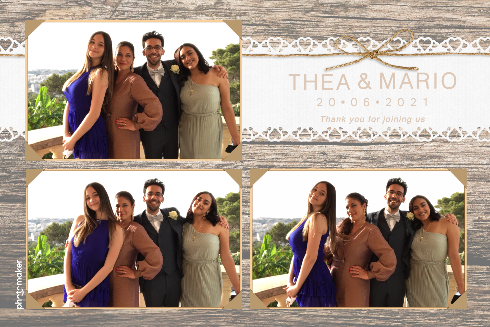 Thea & Mario's wedding | View more photos from the event at gallery.photomakerphotobooth.com.mt/u/PhotomakerMalta/Thea-Marios-wedding