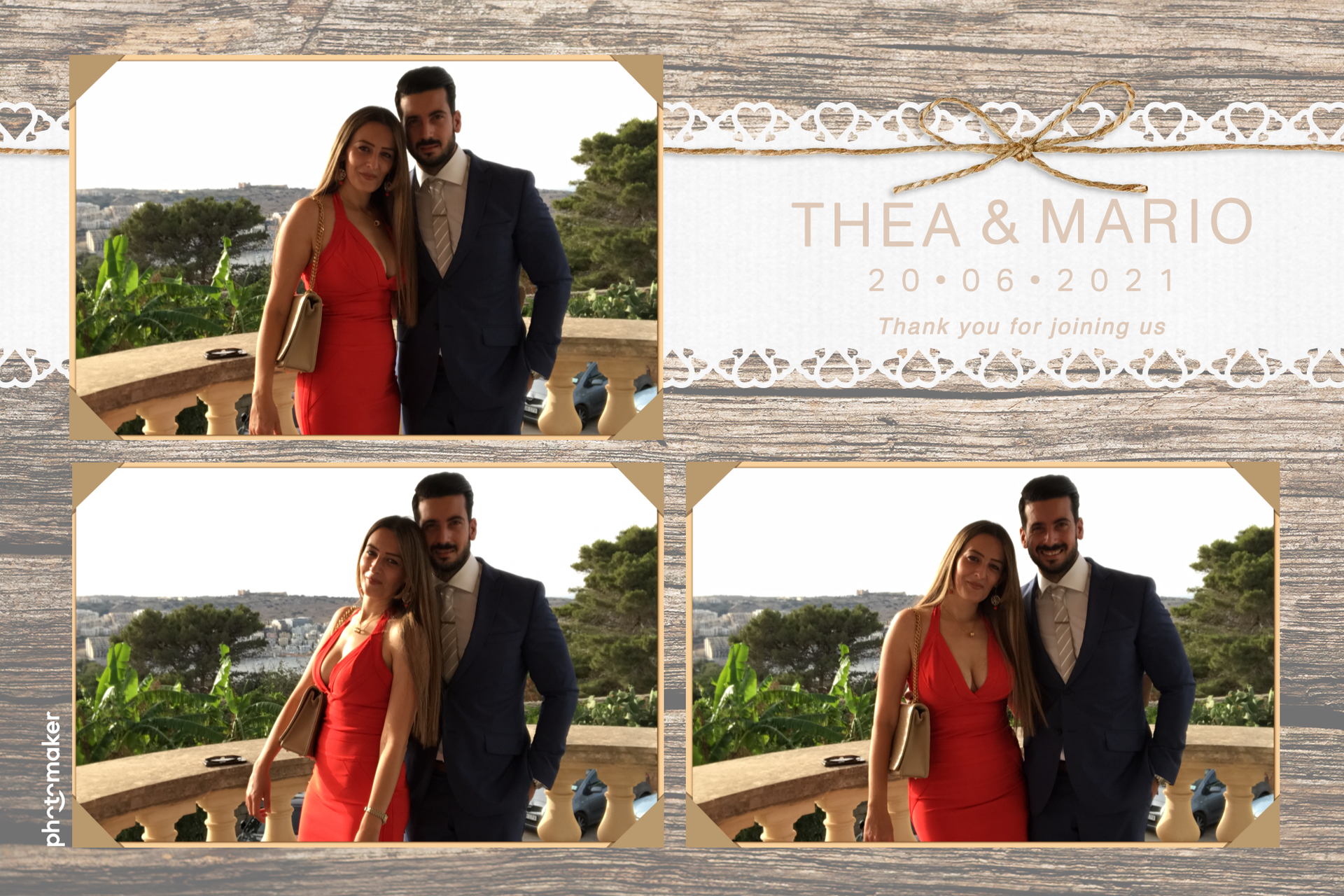 Thea & Mario's wedding | View more photos from the event at gallery.photomakerphotobooth.com.mt/u/PhotomakerMalta/Thea-Marios-wedding