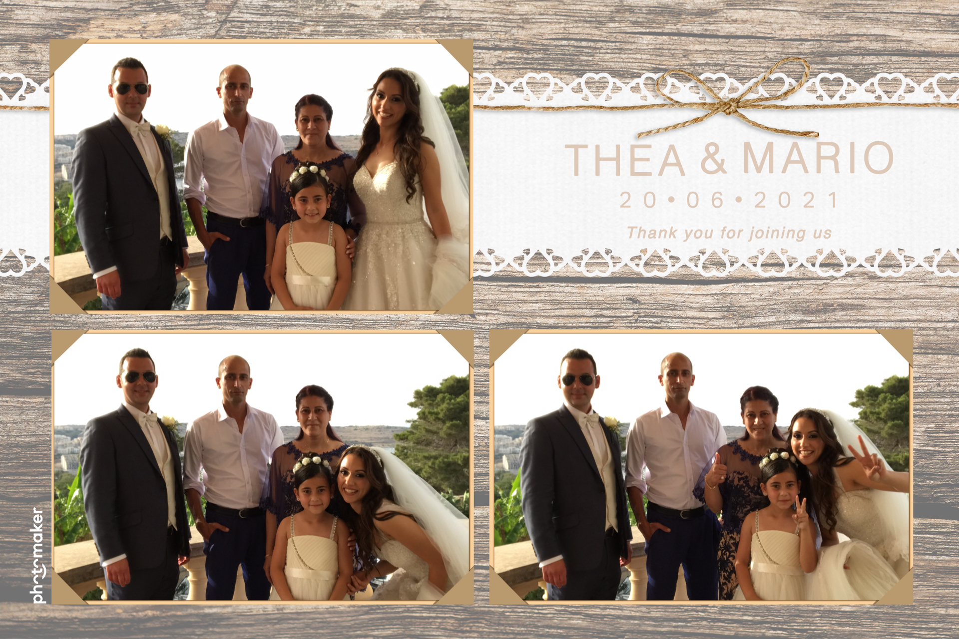 Thea & Mario's wedding | View more photos from the event at gallery.photomakerphotobooth.com.mt/u/PhotomakerMalta/Thea-Marios-wedding