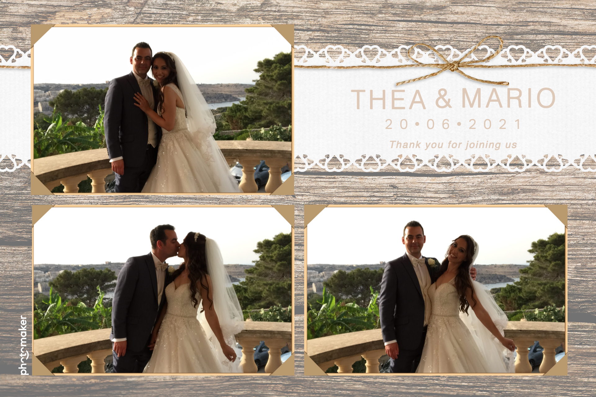 Thea & Mario's wedding | View more photos from the event at gallery.photomakerphotobooth.com.mt/u/PhotomakerMalta/Thea-Marios-wedding