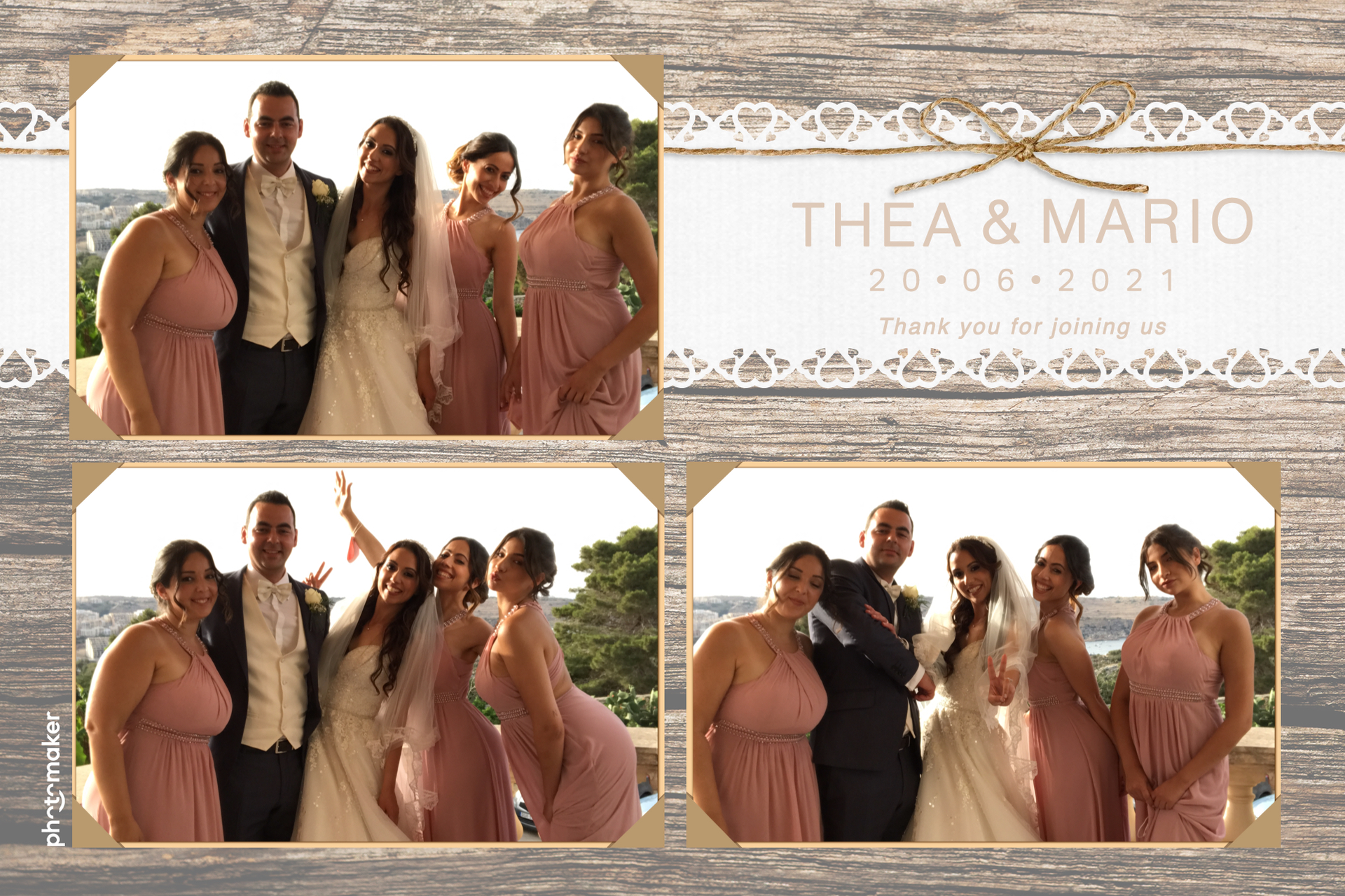 Thea & Mario's wedding | View more photos from the event at gallery.photomakerphotobooth.com.mt/u/PhotomakerMalta/Thea-Marios-wedding