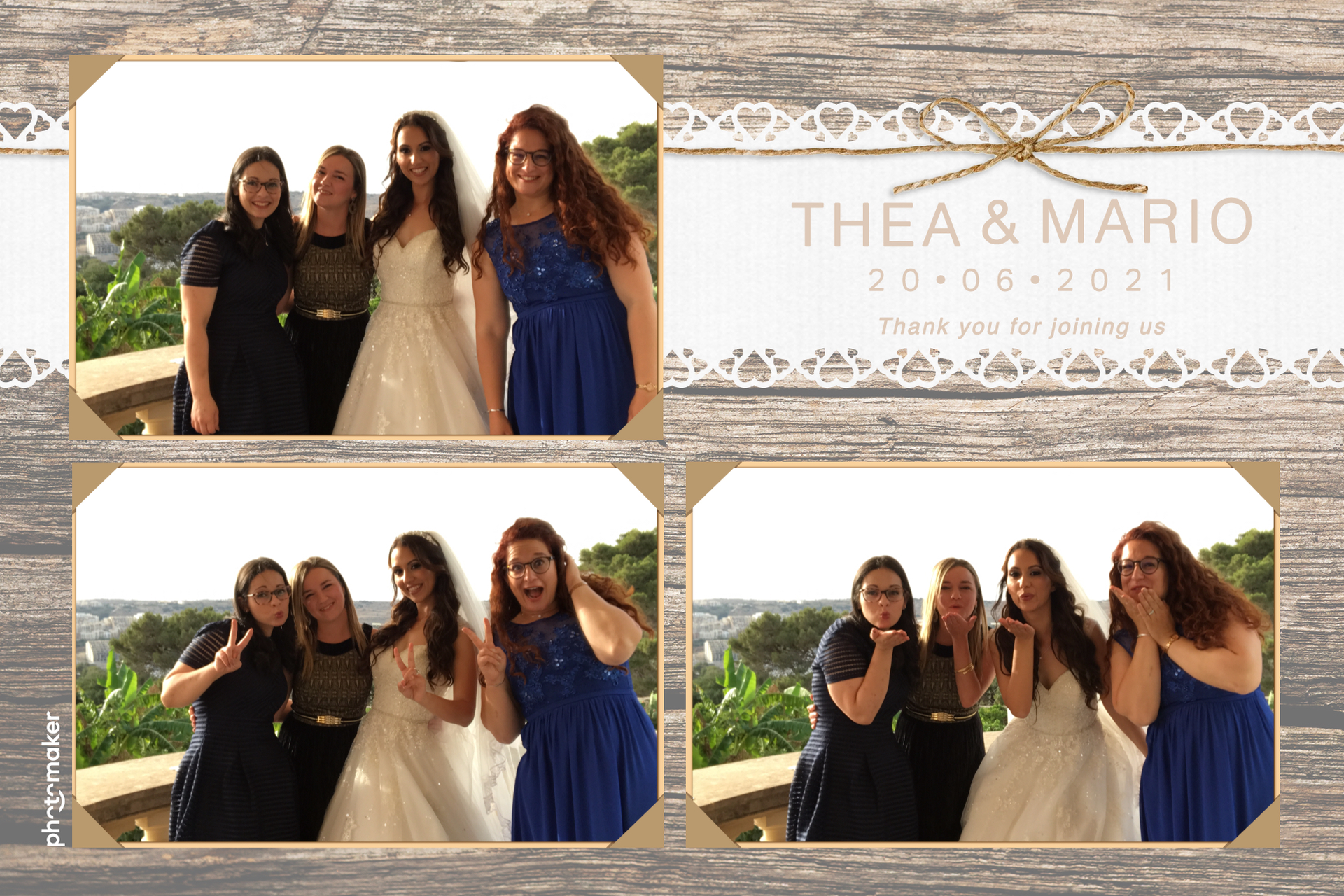 Thea & Mario's wedding | View more photos from the event at gallery.photomakerphotobooth.com.mt/u/PhotomakerMalta/Thea-Marios-wedding